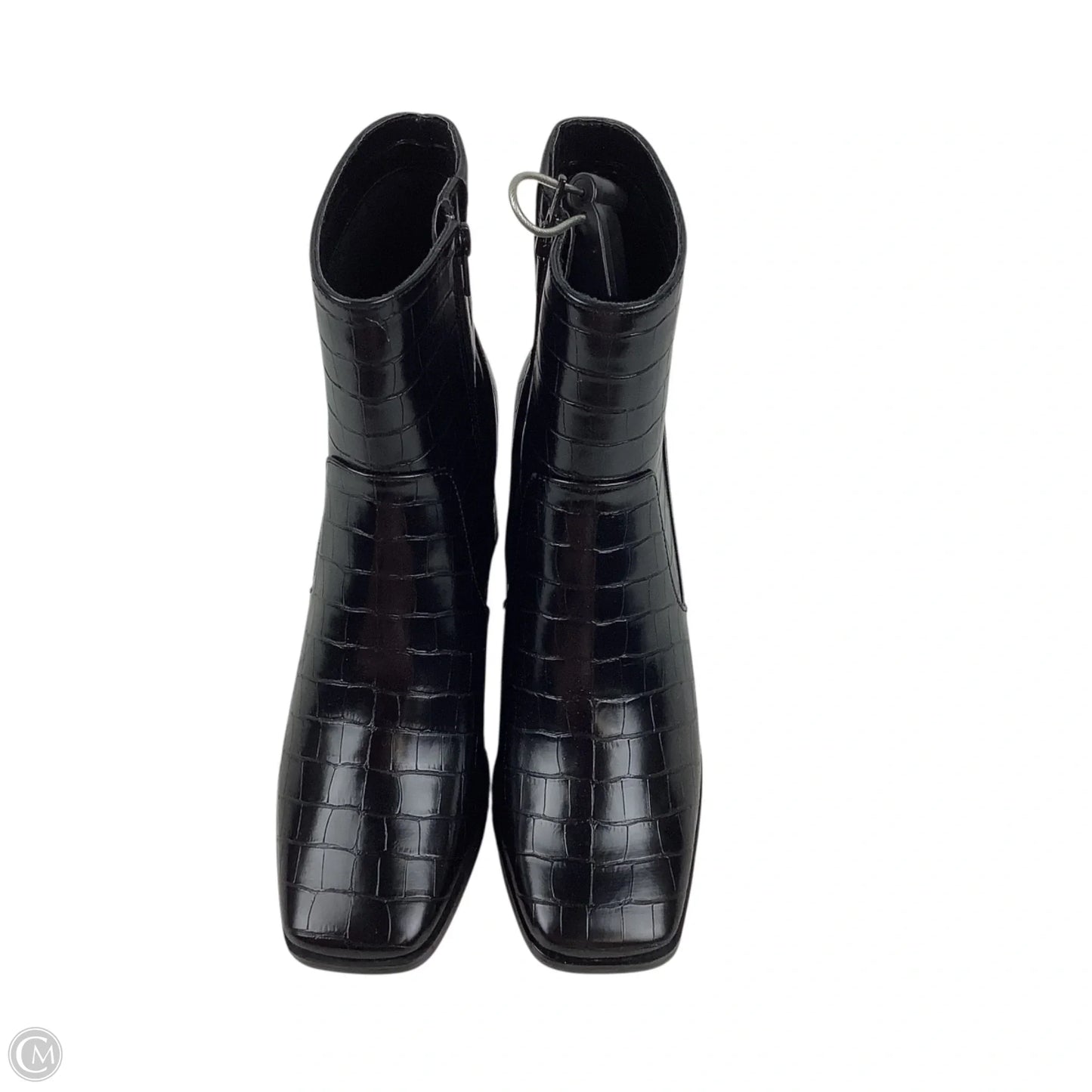 Boots Ankle Heels By Cmc In Black, Size: 8