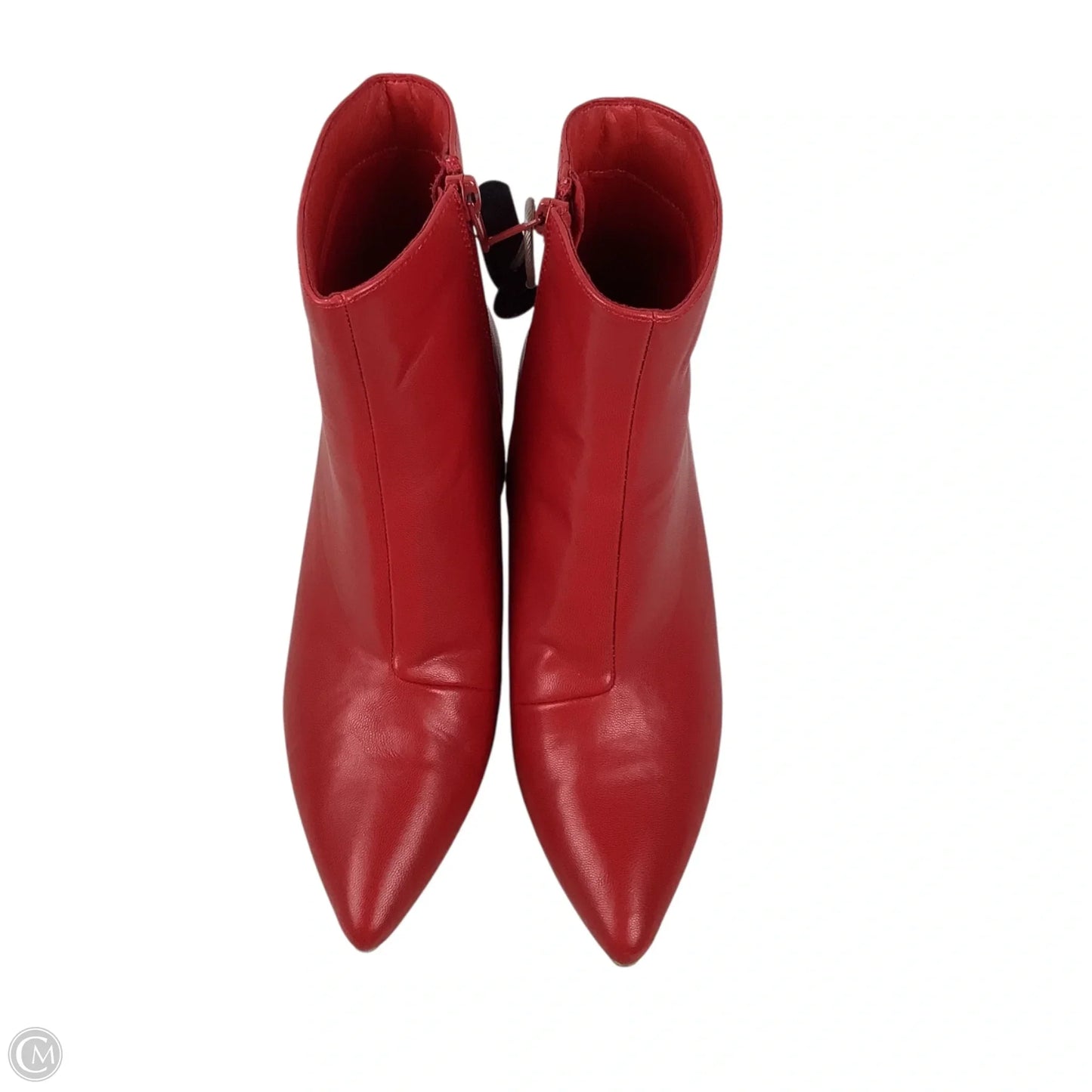Boots Ankle Heels By Sugar In Red, Size: 6.5