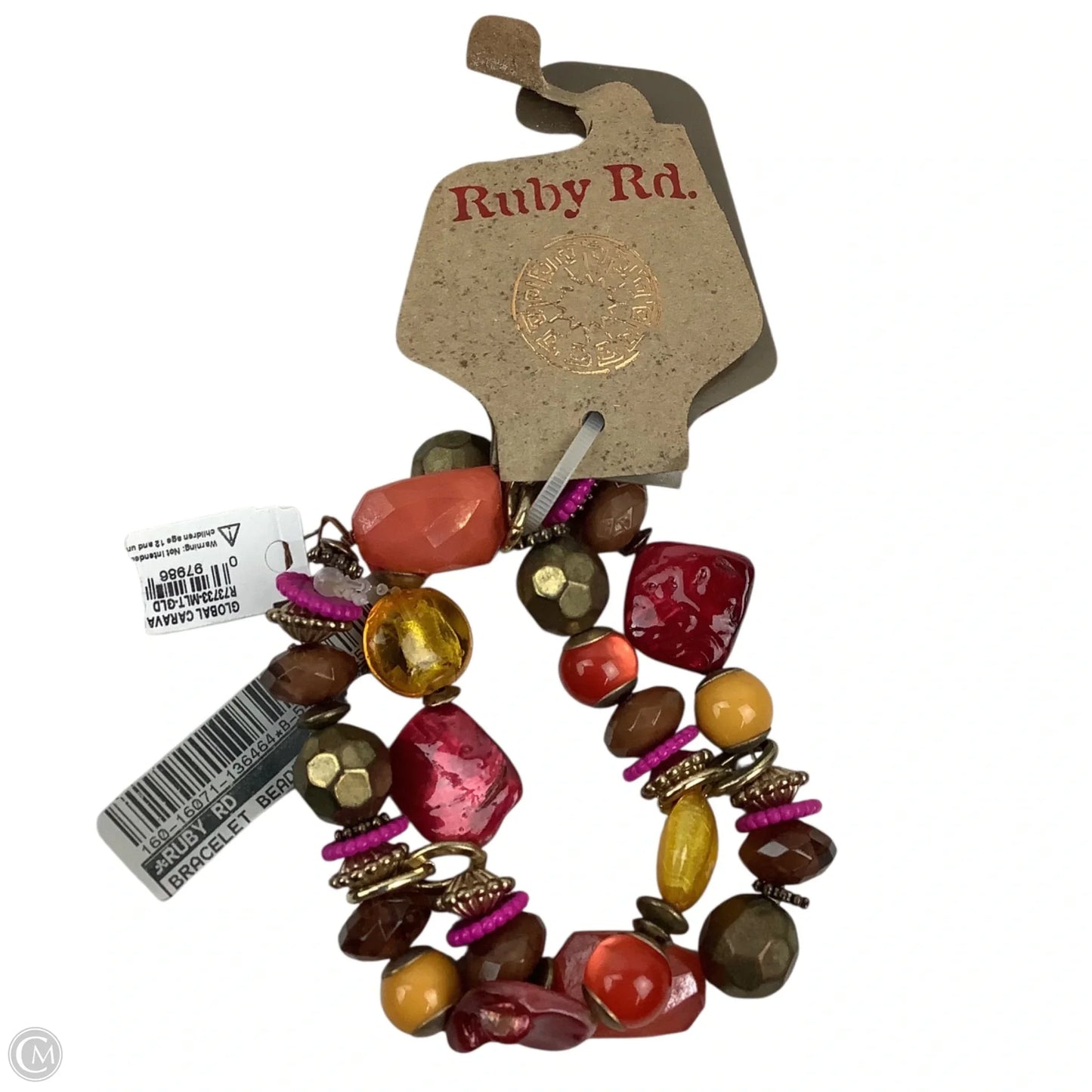 Bracelet Beaded By Ruby Rd, Size: 02 Piece Set