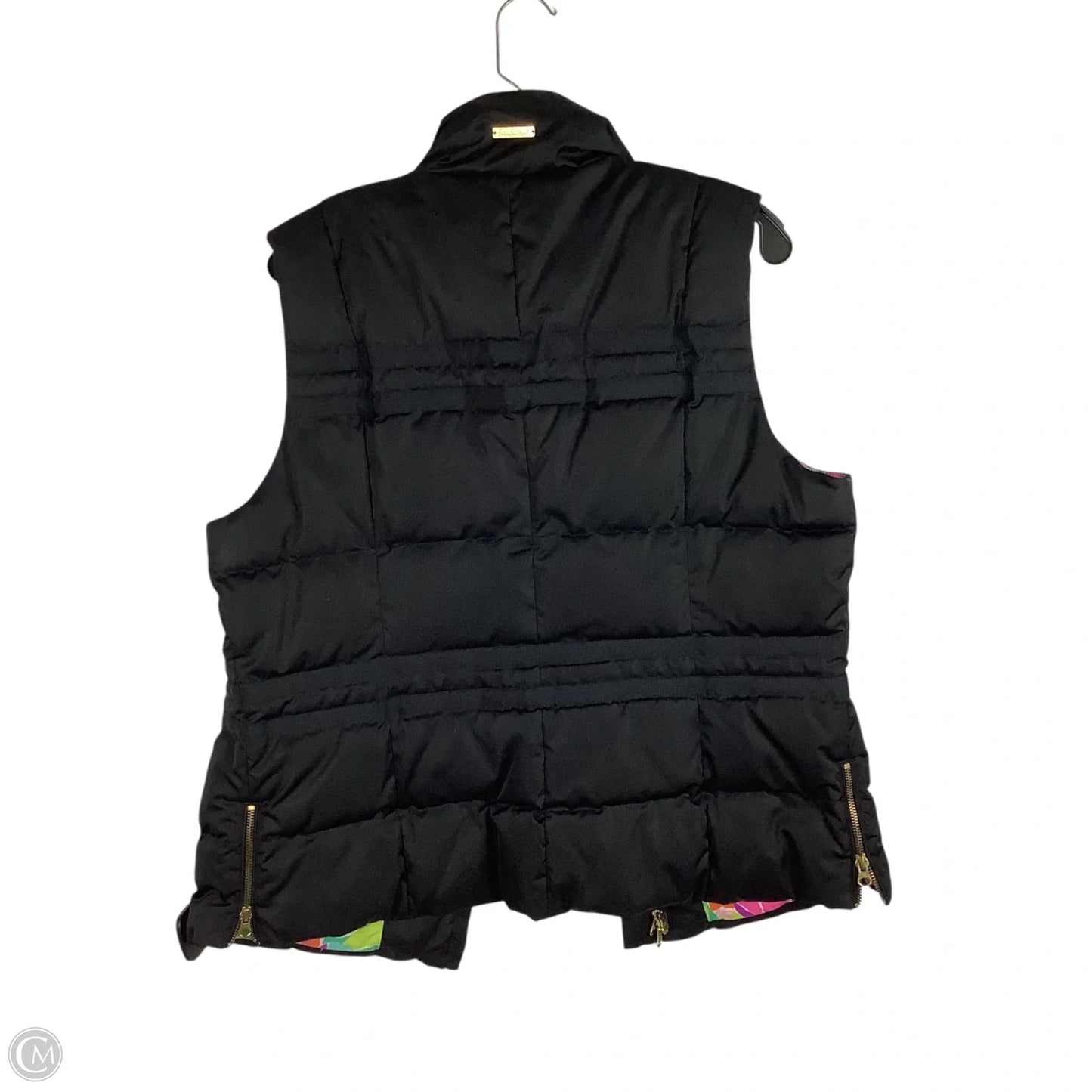 Vest Designer By Lilly Pulitzer In Black, Size: Est. M/L