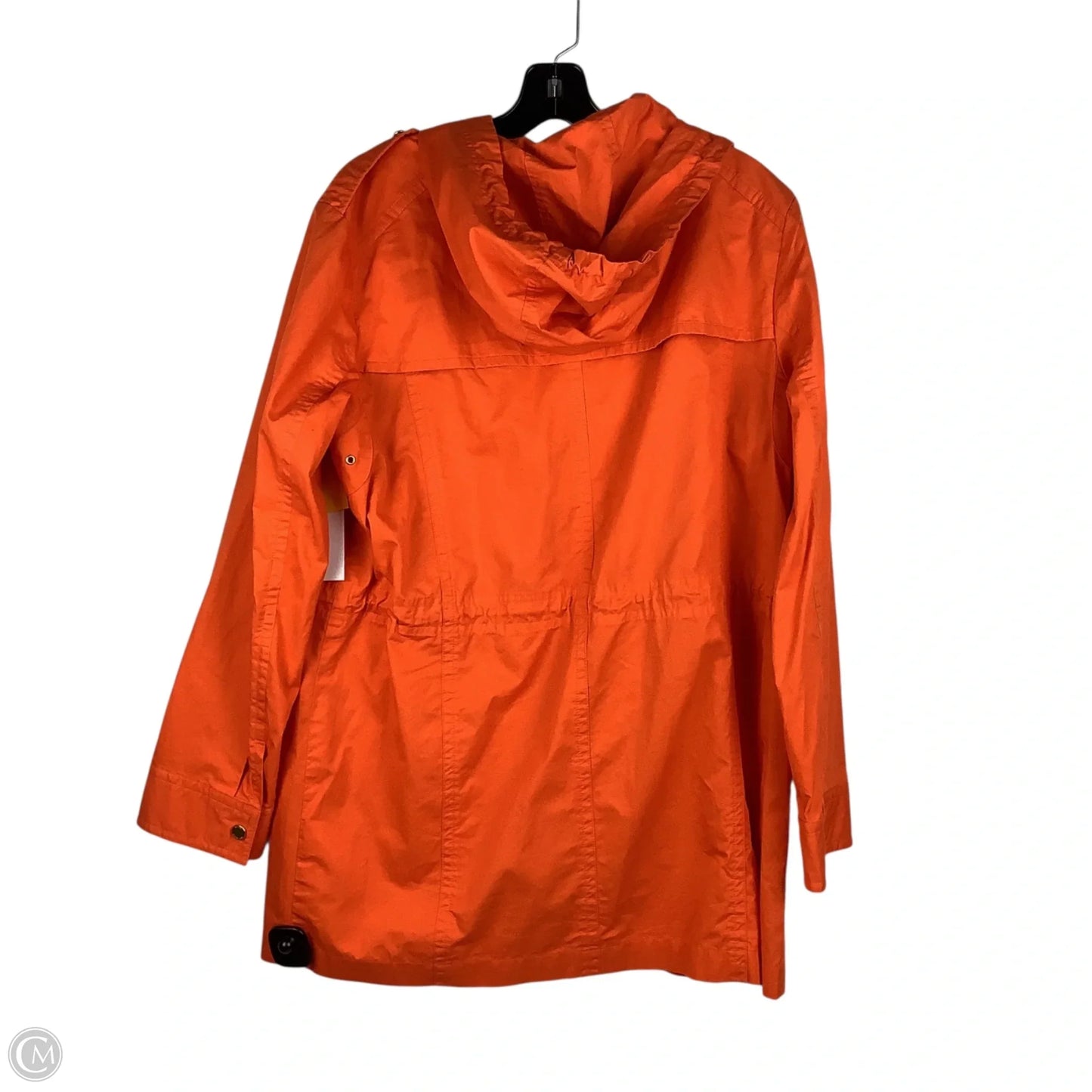 Jacket Windbreaker By Michael By Michael Kors In Orange, Size: L