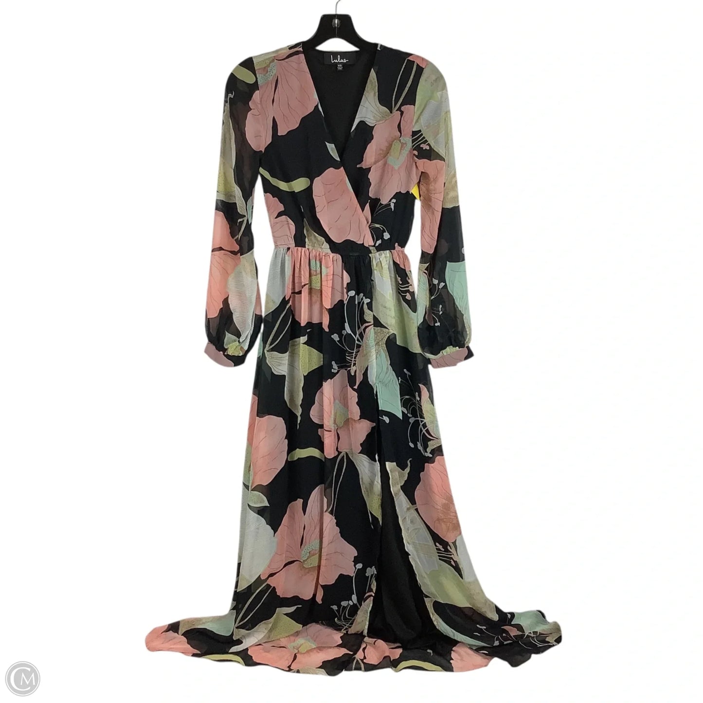 Dress Party Long By Lulus In Floral Print, Size: Xs