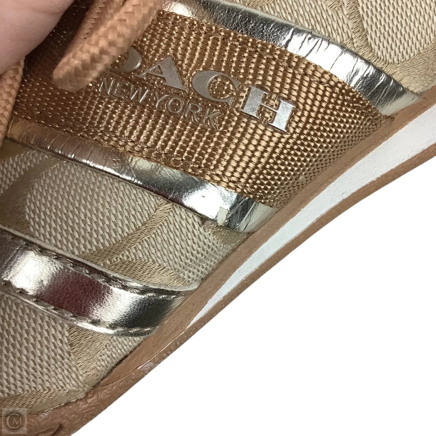 Shoes Designer By Coach In Tan, Size: 7.5