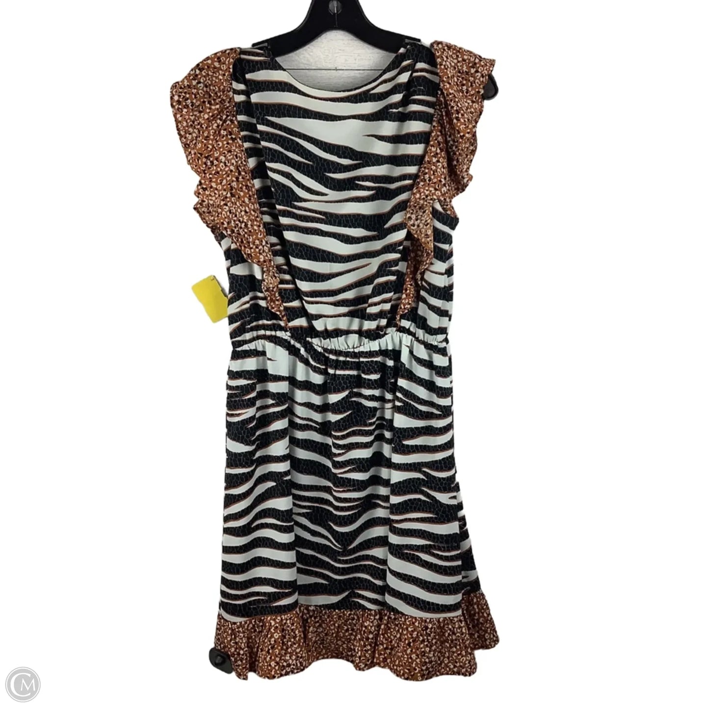 Dress Casual Short By Thml In Animal Print, Size: S