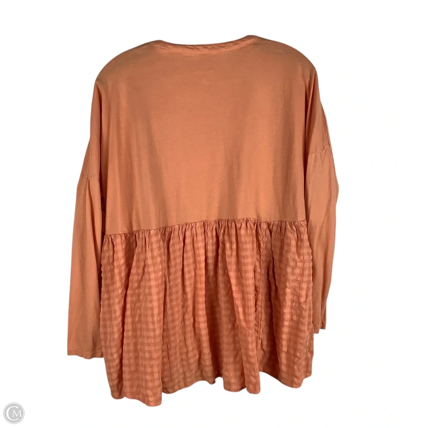 Top Long Sleeve By Pilcro In Orange, Size: Xs