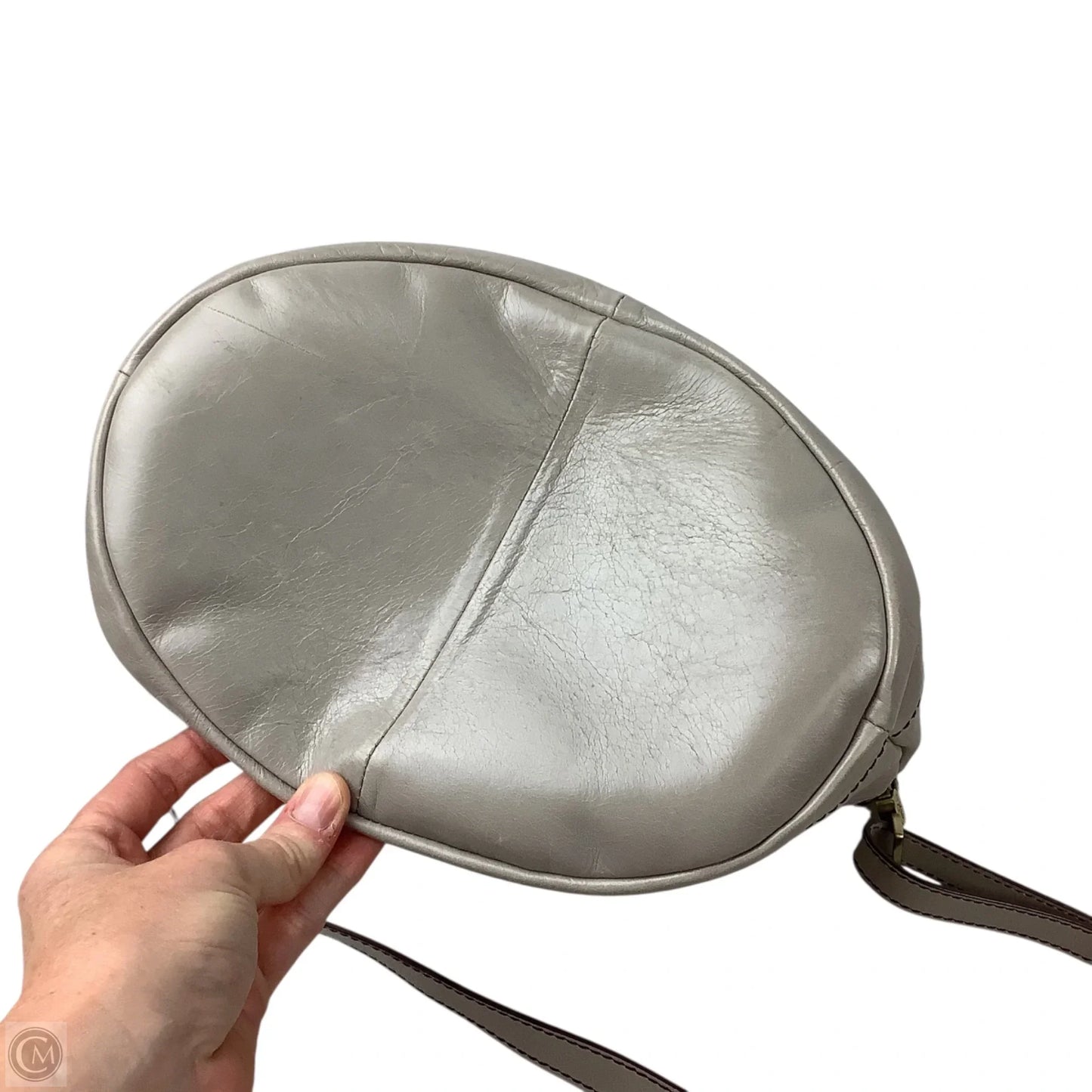 Handbag Leather By Hobo Intl, Size: Medium
