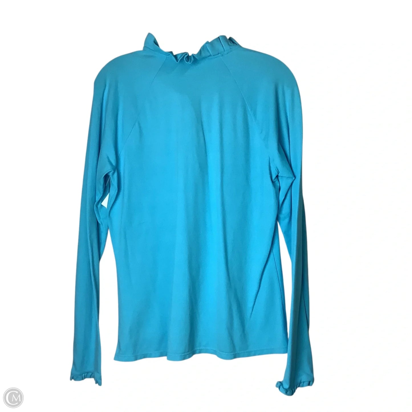 Top Long Sleeve Designer By Lilly Pulitzer In Blue, Size: L