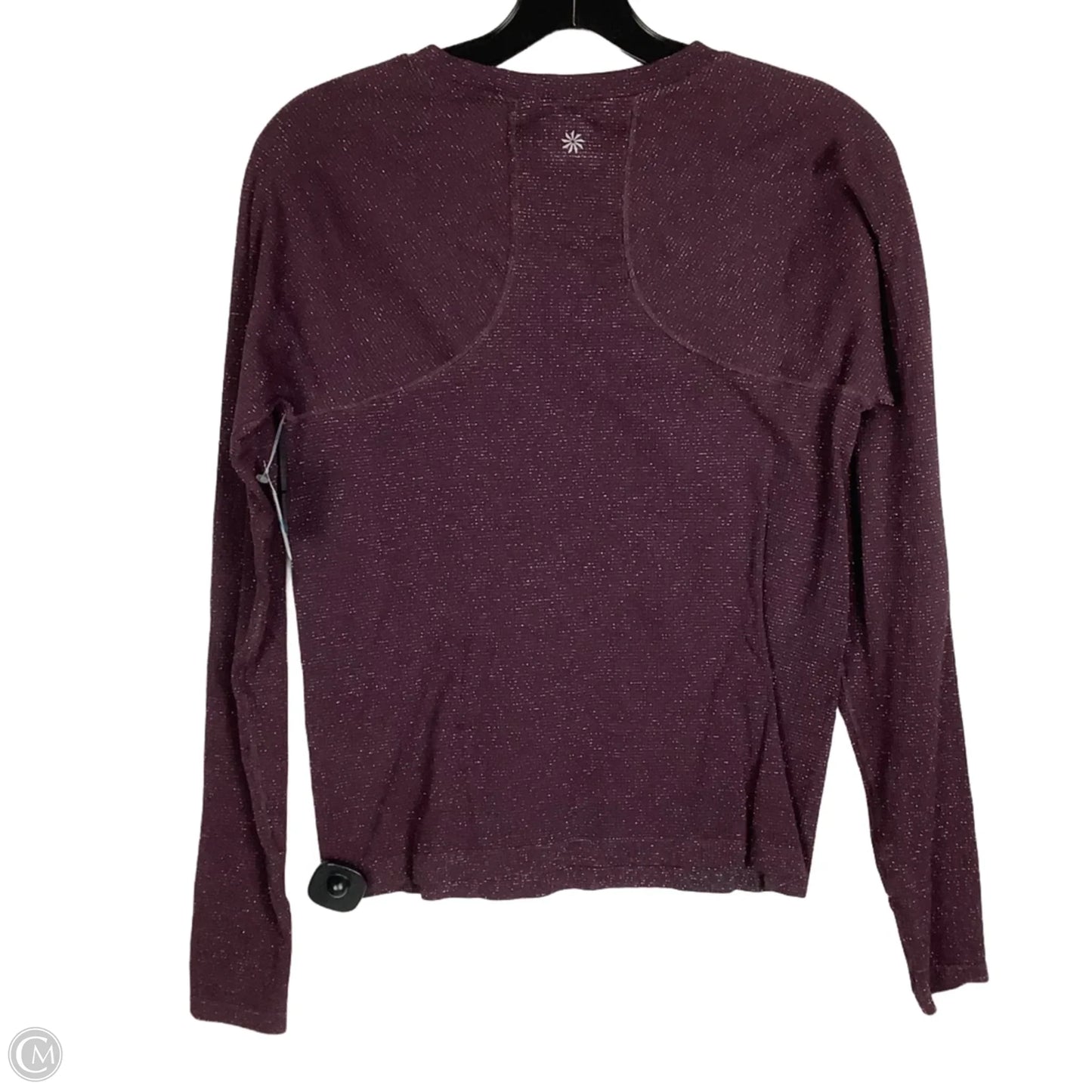 Athletic Top Long Sleeve Crewneck By Athleta In Purple, Size: M