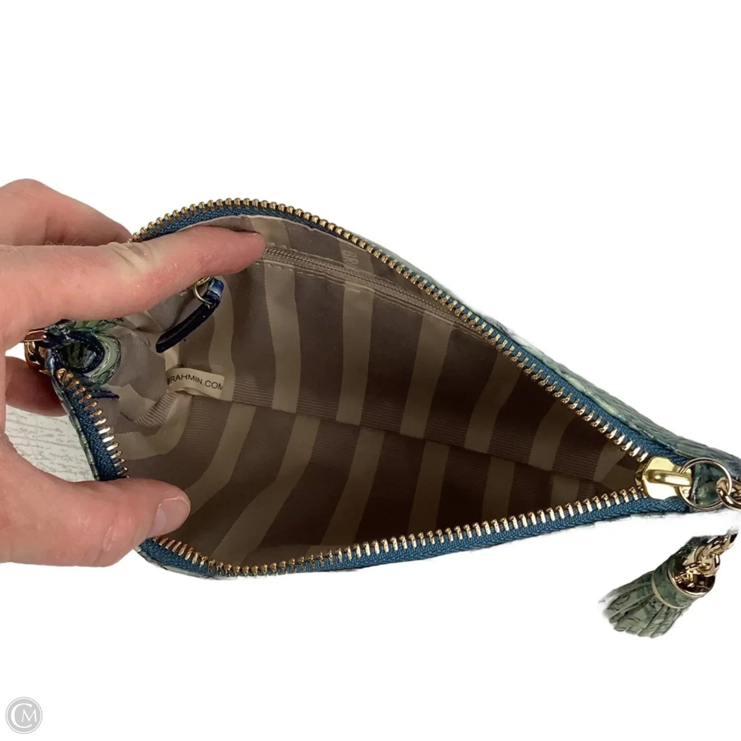 Wristlet Designer By Brahmin, Size: Large