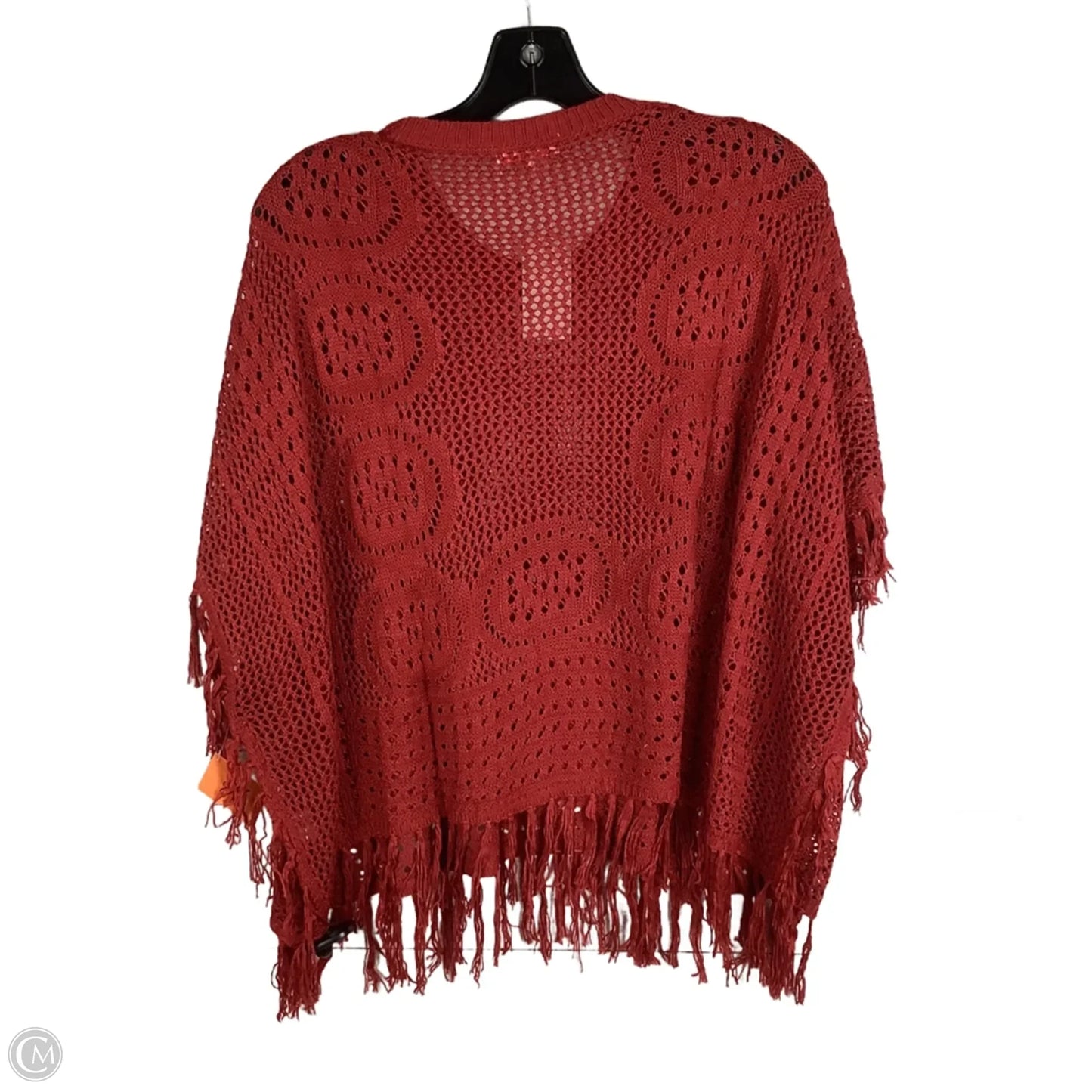 Sweater Short Sleeve By Clothes Mentor In Red, Size: S