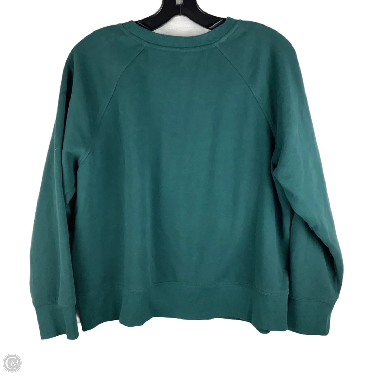 Sweatshirt Crewneck By Dkny In Green, Size: L