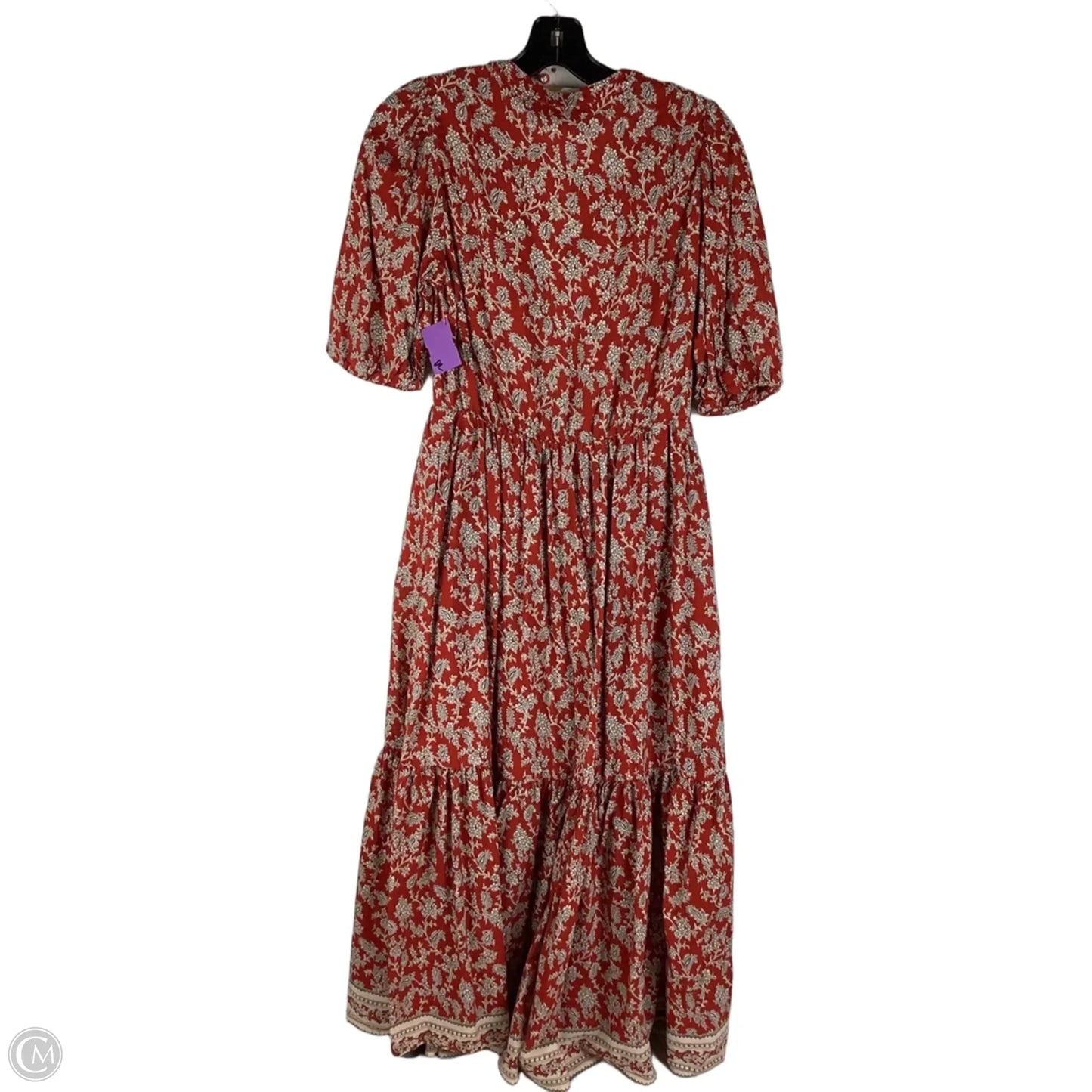 Dress Party Long By Madewell In Orange, Size: 2