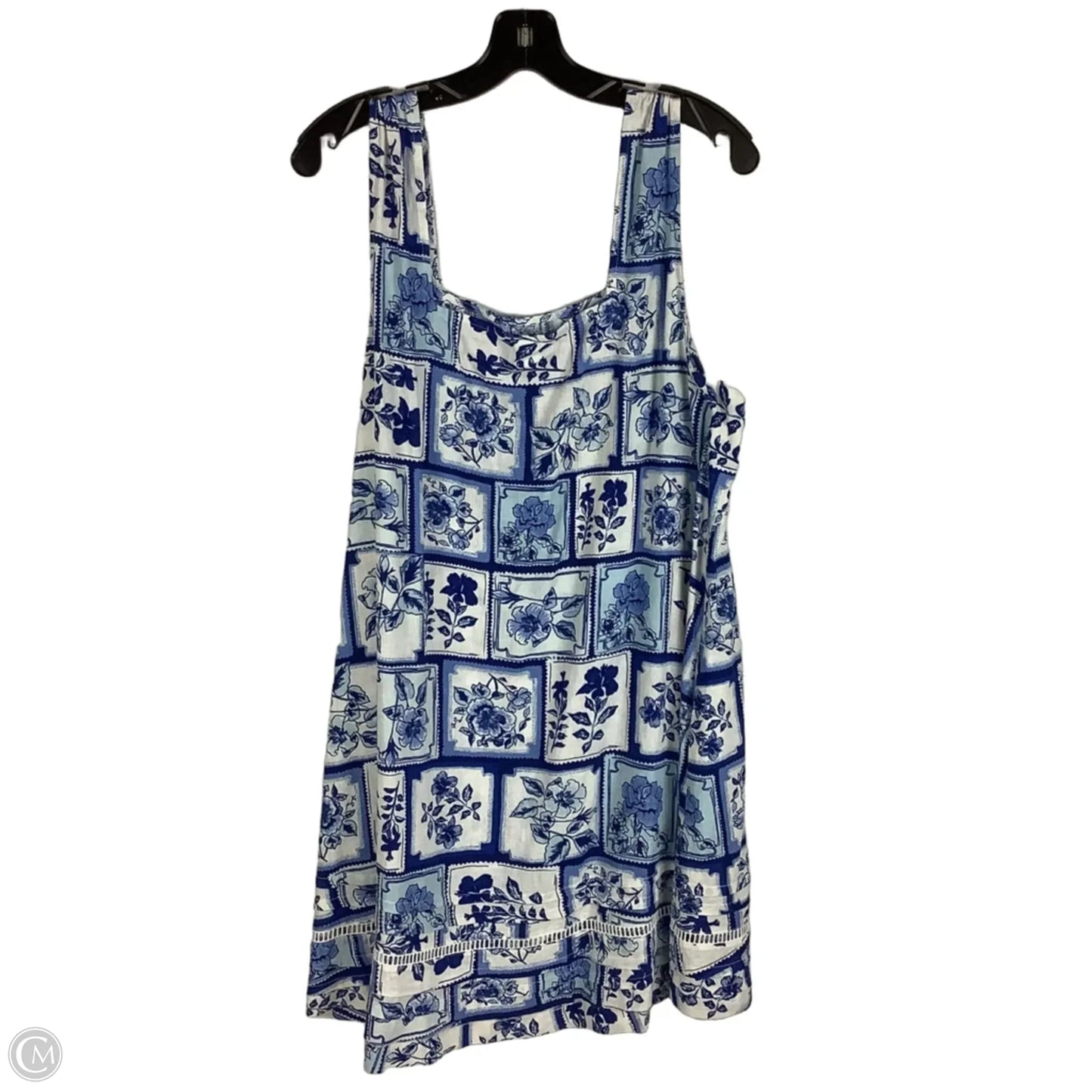 Dress Work By Joie In Blue & White, Size: Estimated L