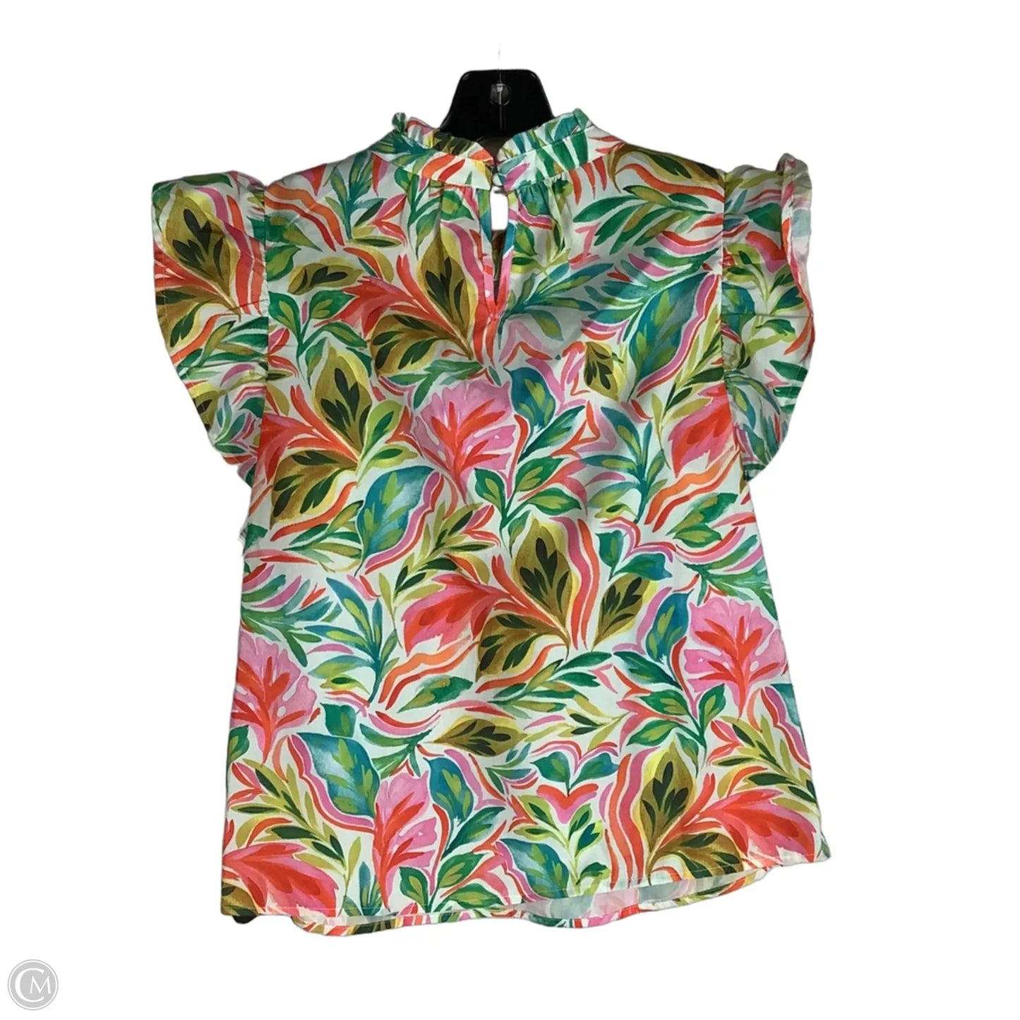 Top Short Sleeve By Thml In Floral Print, Size: S