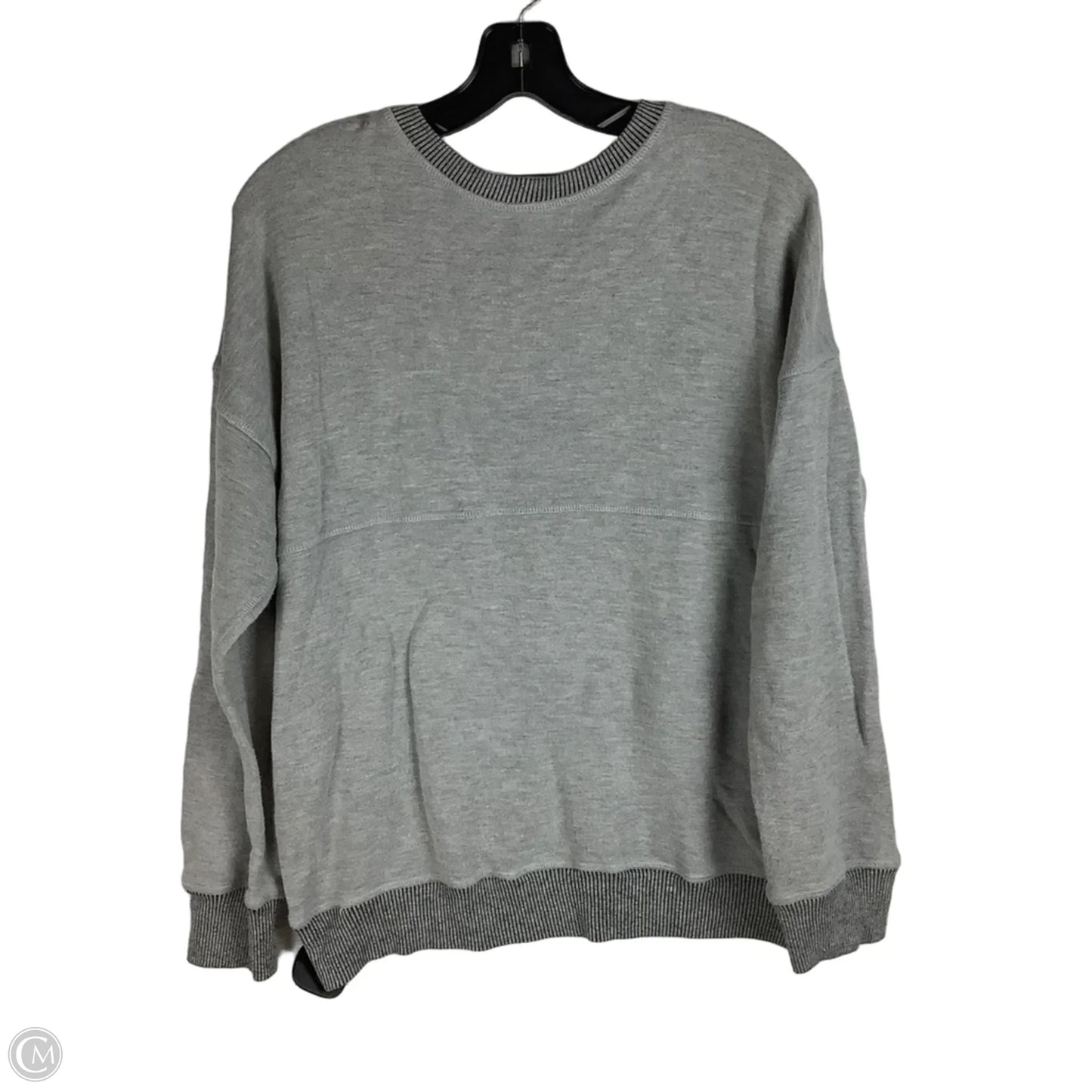 Sweatshirt Crewneck By Clothes Mentor In Grey, Size: EST S