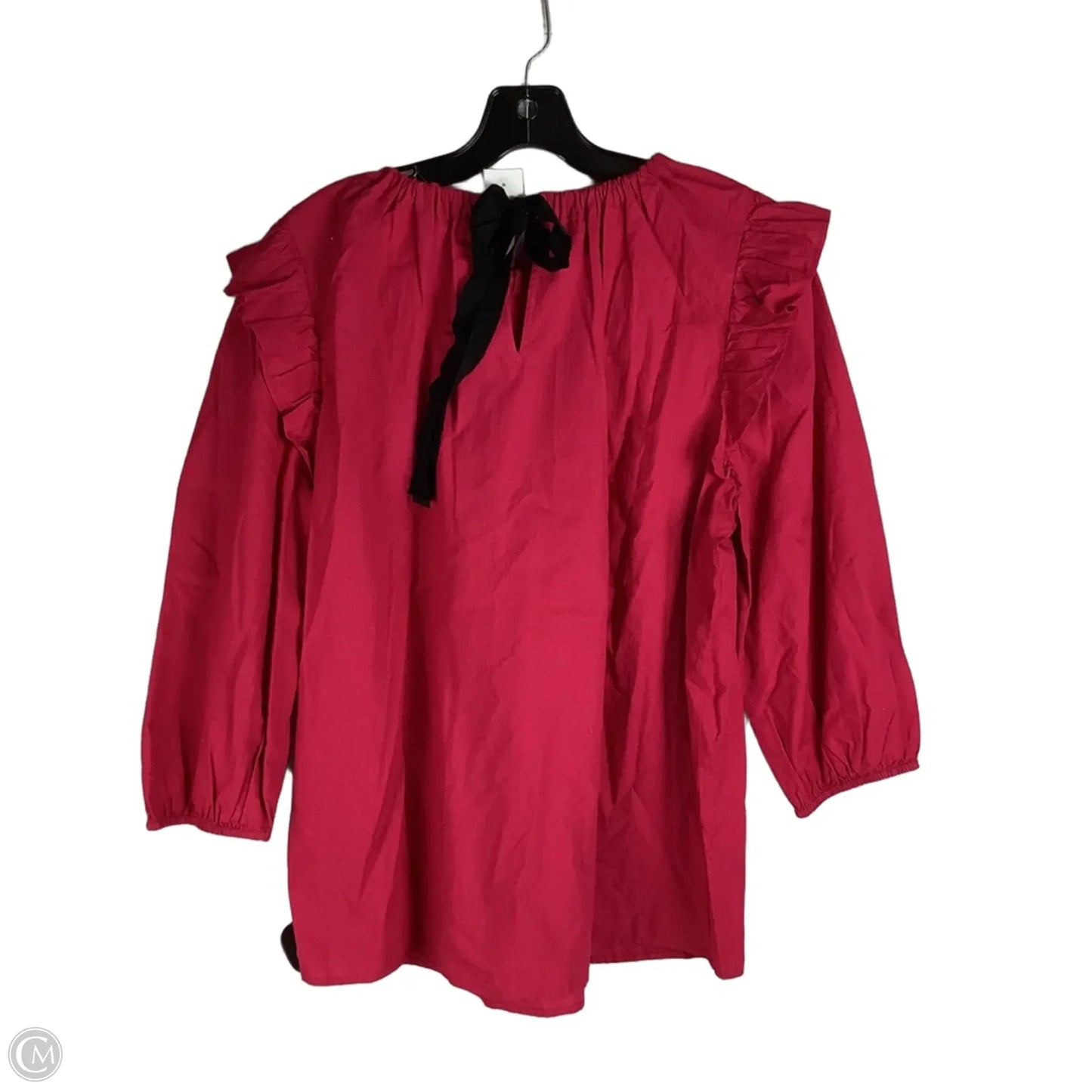 Top Long Sleeve By Loft In Pink, Size: L