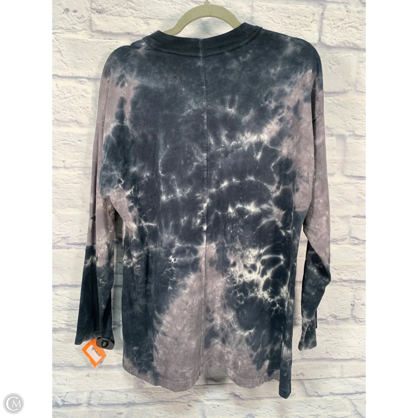 Top Long Sleeve By We The Free In Tie Dye Print, Size: S