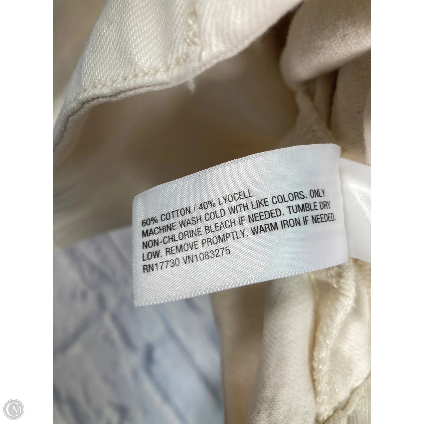 Jacket Denim By Universal Thread In Cream, Size: M