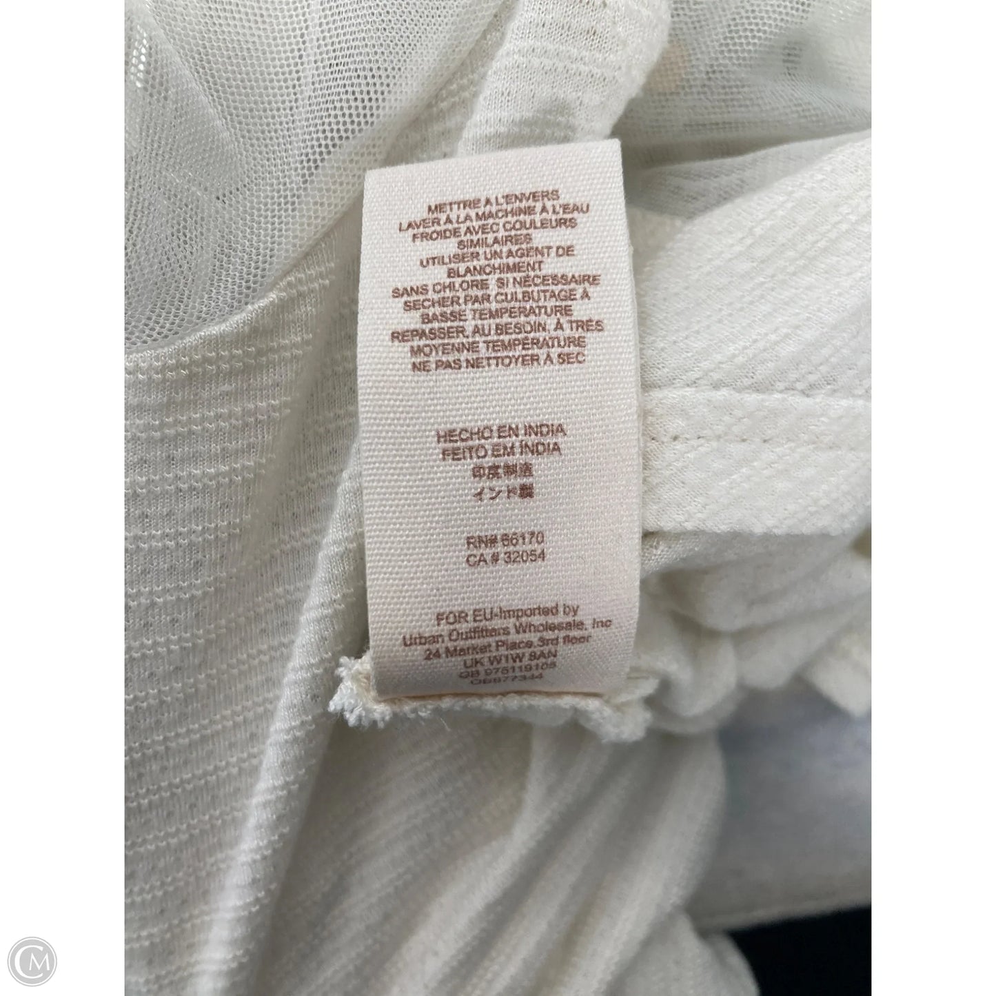 Top Long Sleeve By Free People In Cream, Size: M