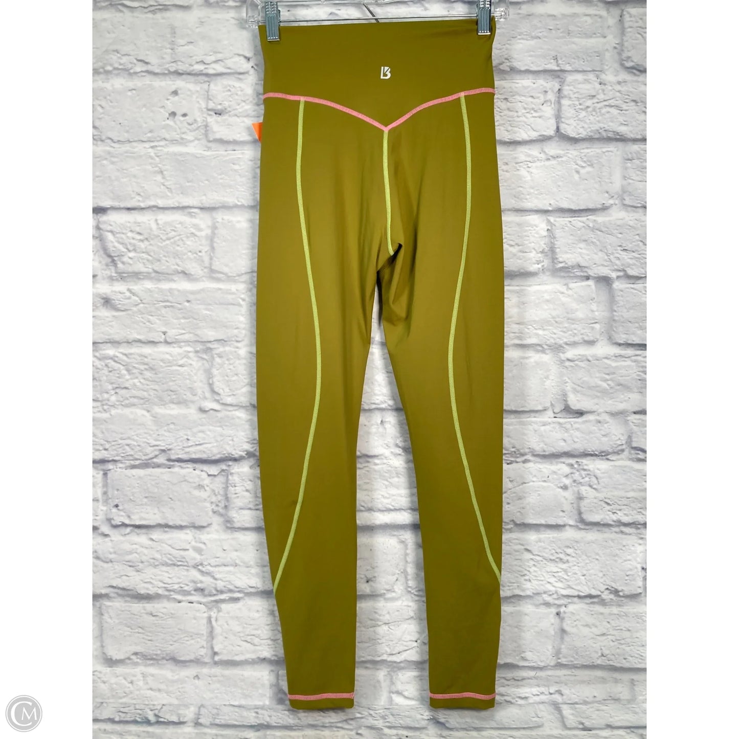 Athletic Leggings By Clothes Mentor In Green, Size: M