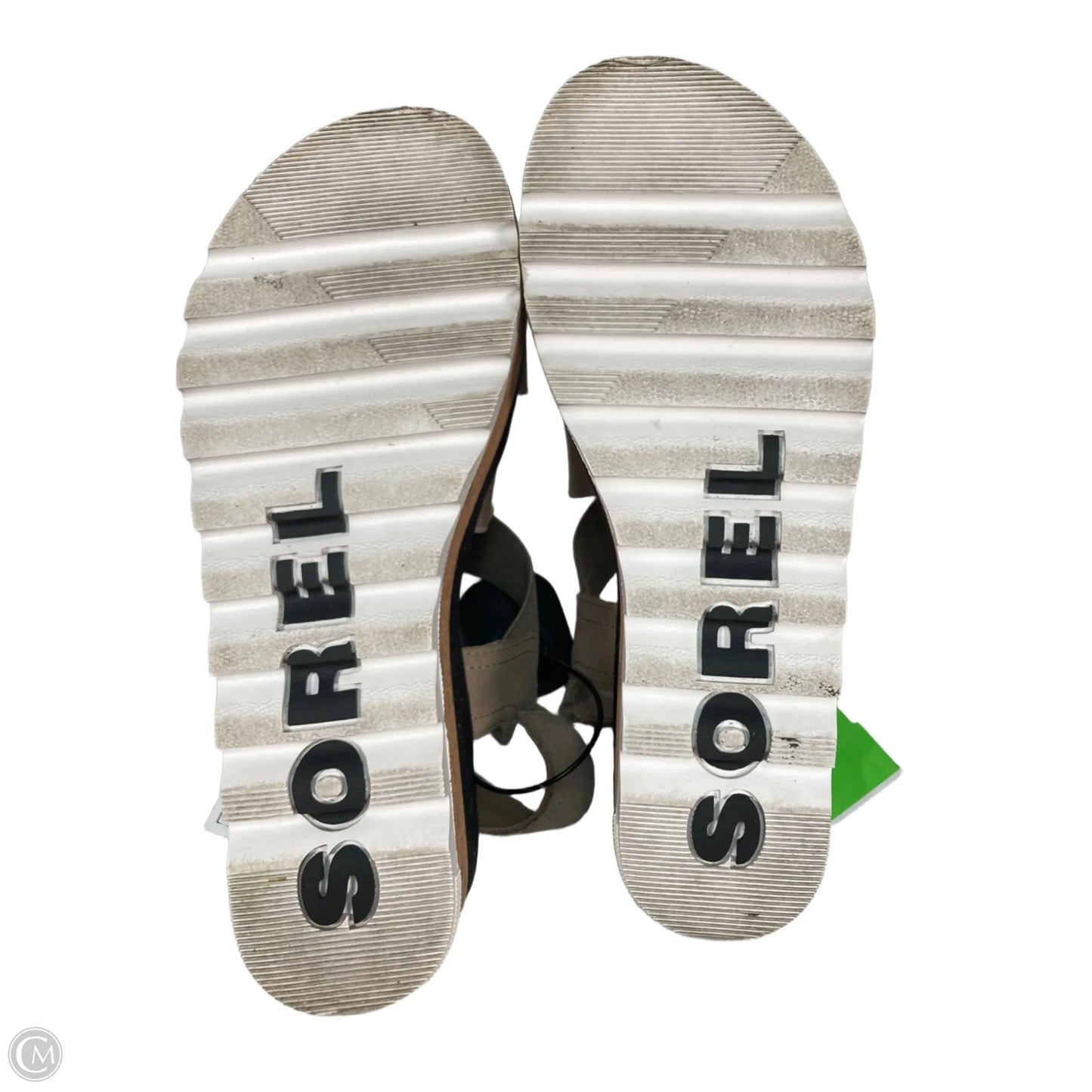 Sandals Heels Platform By Sorel In Tan, Size: 6.5