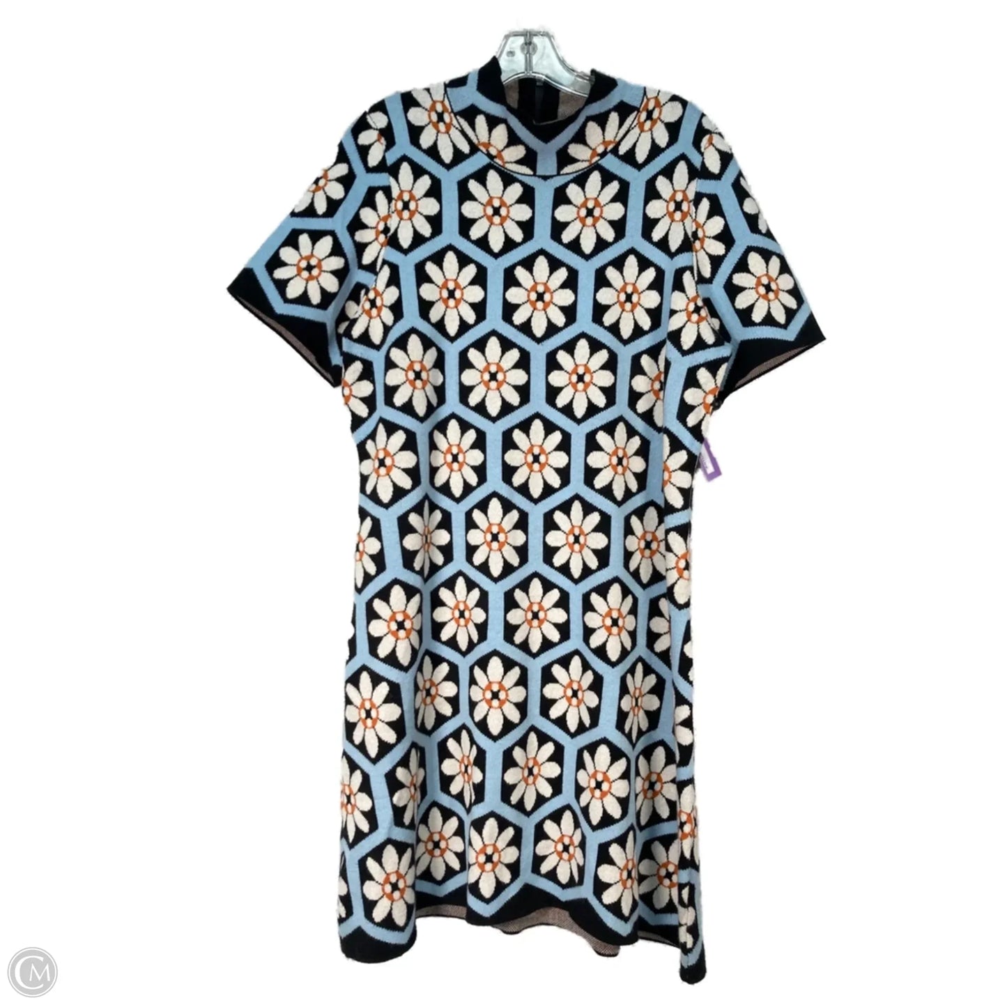 Dress Sweater By Anthropologie In Black & Blue, Size: XL