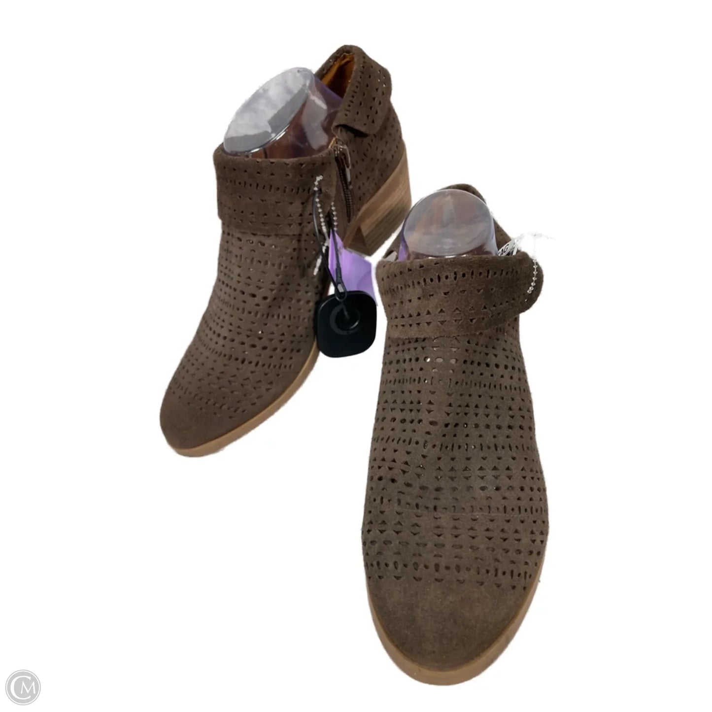 Shoes Heels Block By Crown Vintage In Brown, Size: 10