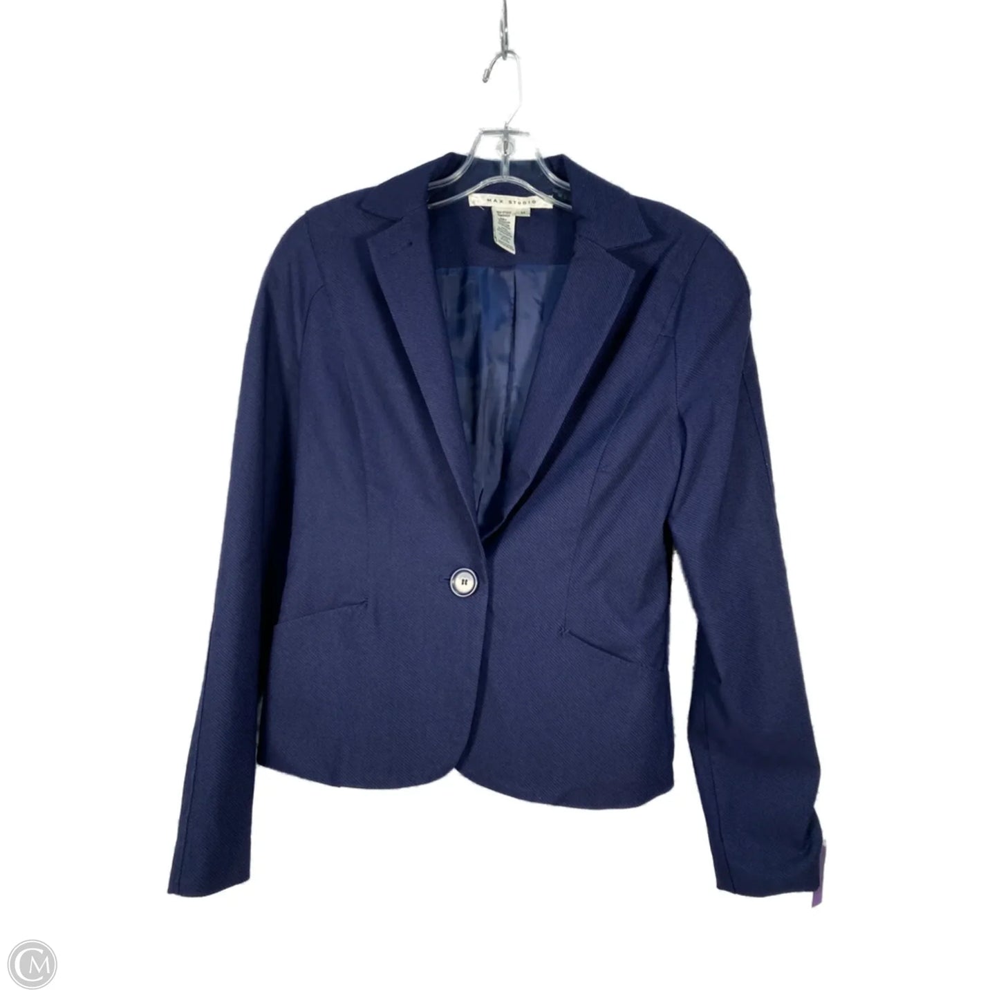 Blazer By Max Studio In Blue, Size: M