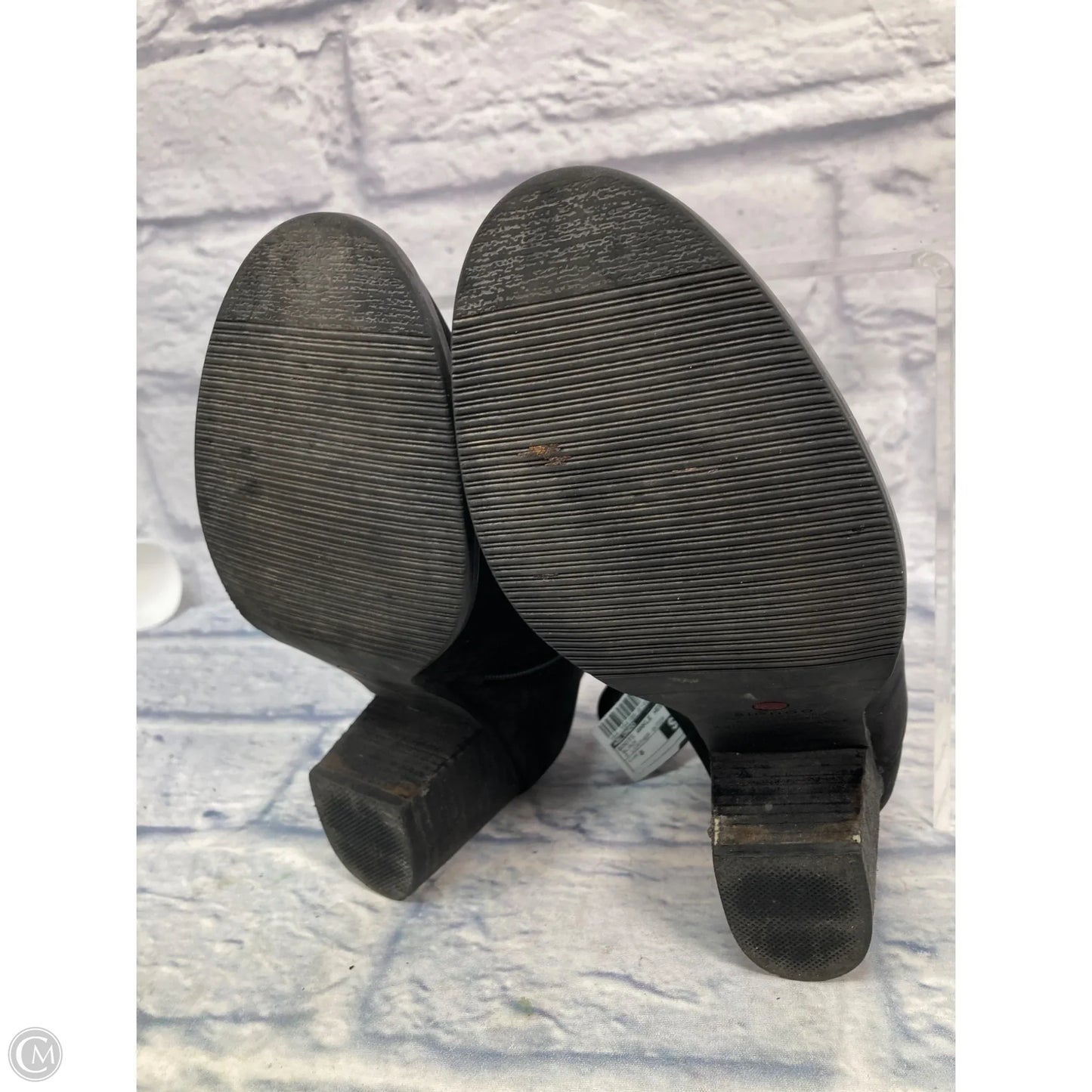 Boots Ankle Heels By Blondo In Black, Size: 8