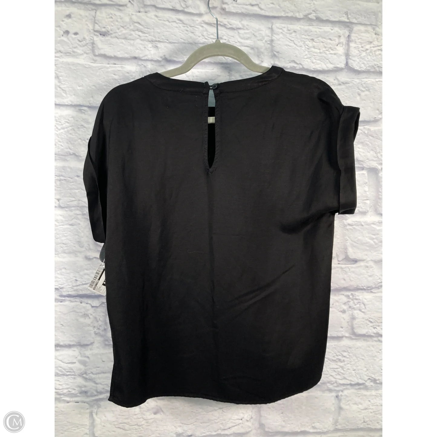 Top Short Sleeve By Cloth & Stone In Black, Size: S