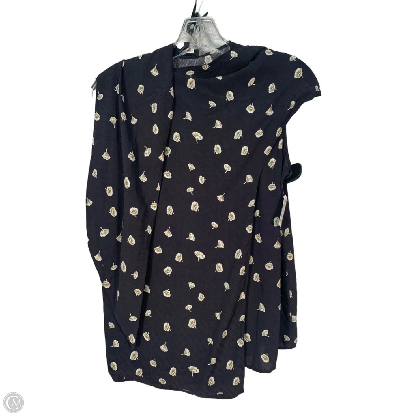 Blouse Sleeveless By Rag And Bone In Blue & Cream, Size: S