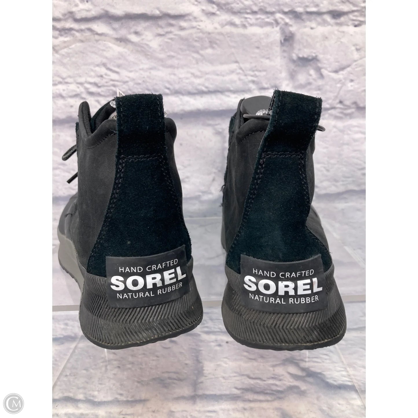 Shoes Sneakers By Sorel In Black & Grey, Size: 7