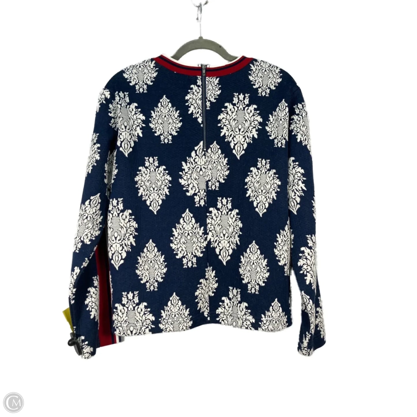 Sweatshirt Crewneck By English Factory In Blue & Red & White, Size: L