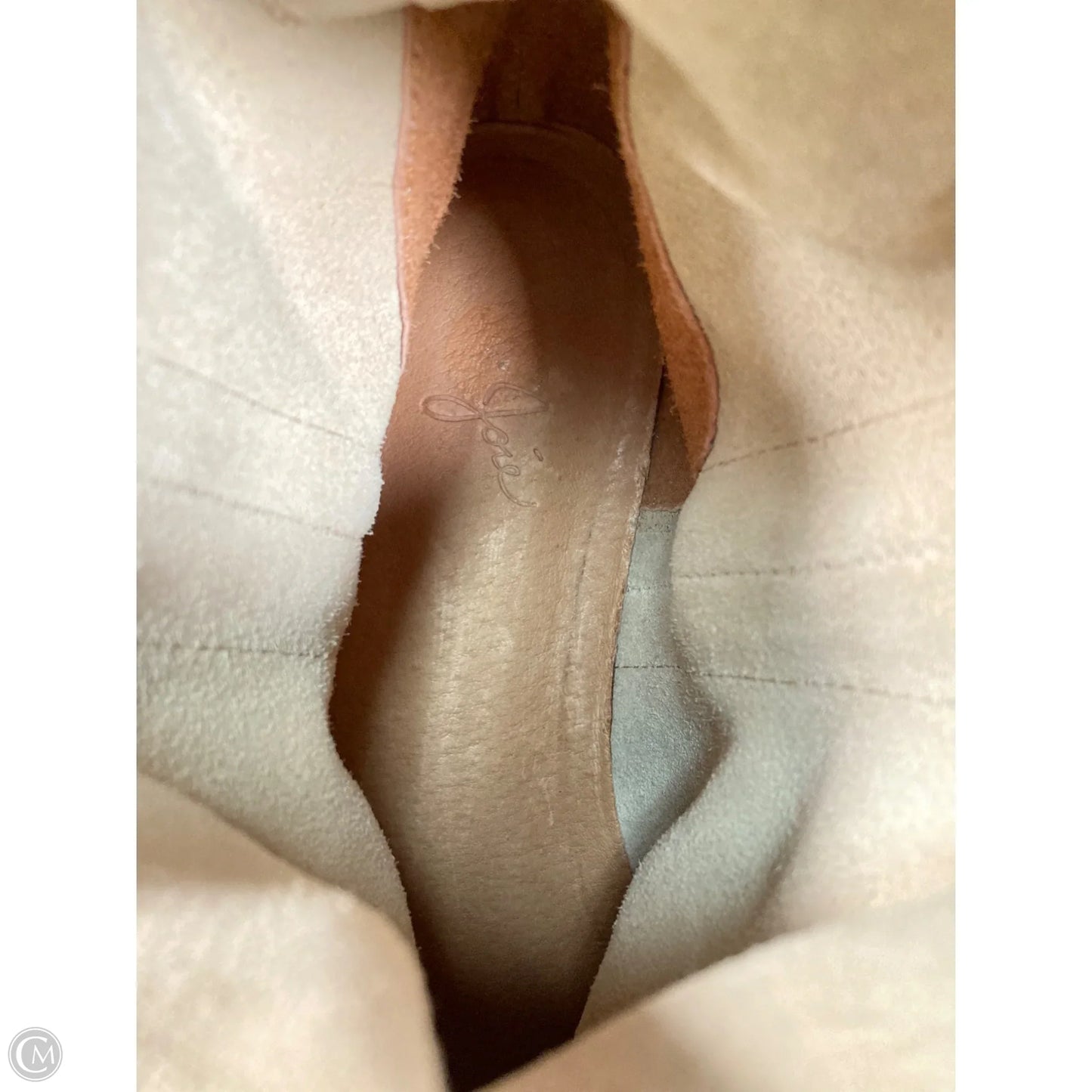 Boots Ankle Flats By Joie In Tan, Size: 11