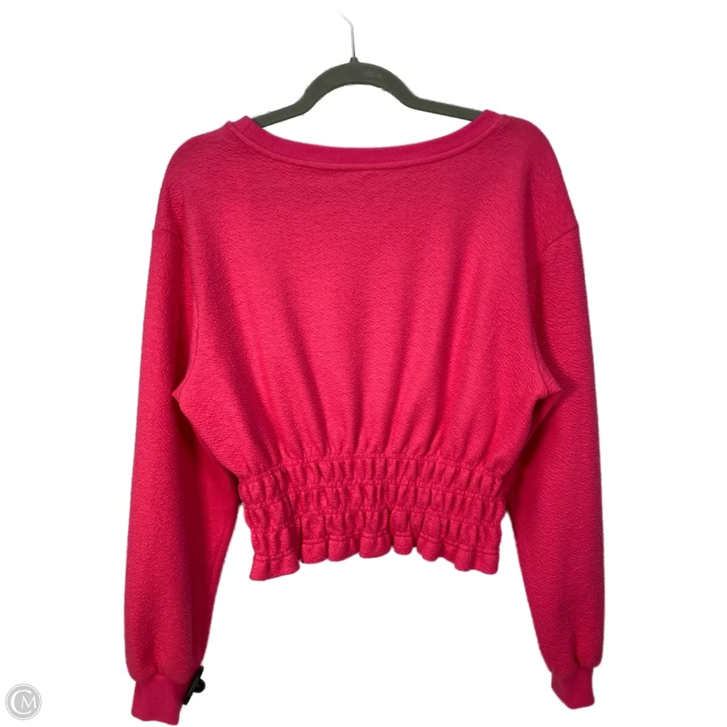 Top Long Sleeve By Maeve In Pink, Size: S