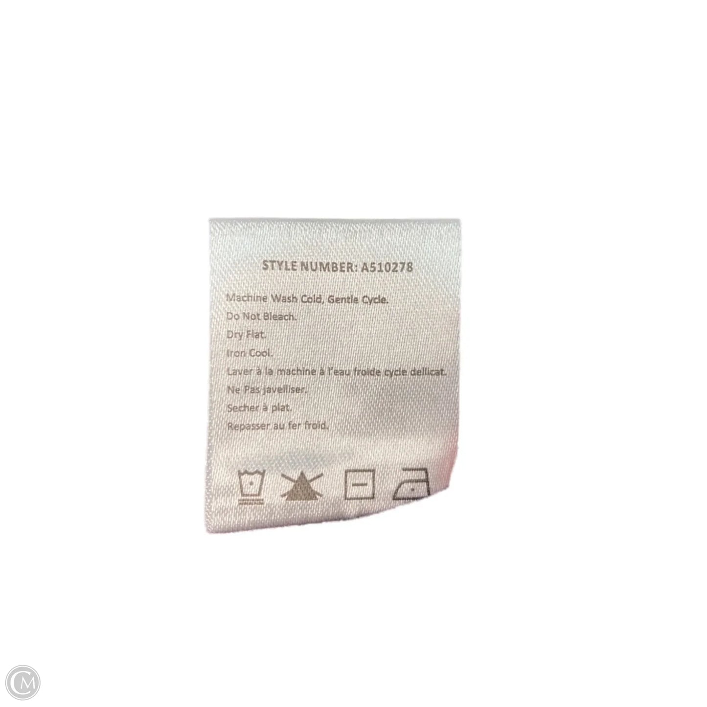 Top Long Sleeve By One September In Cream & Purple, Size: Xs