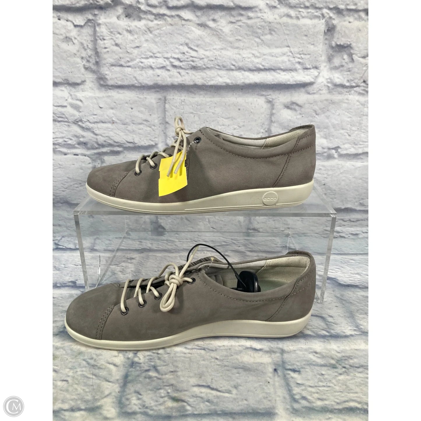 Shoes Sneakers By Ecco In Grey, Size: 10