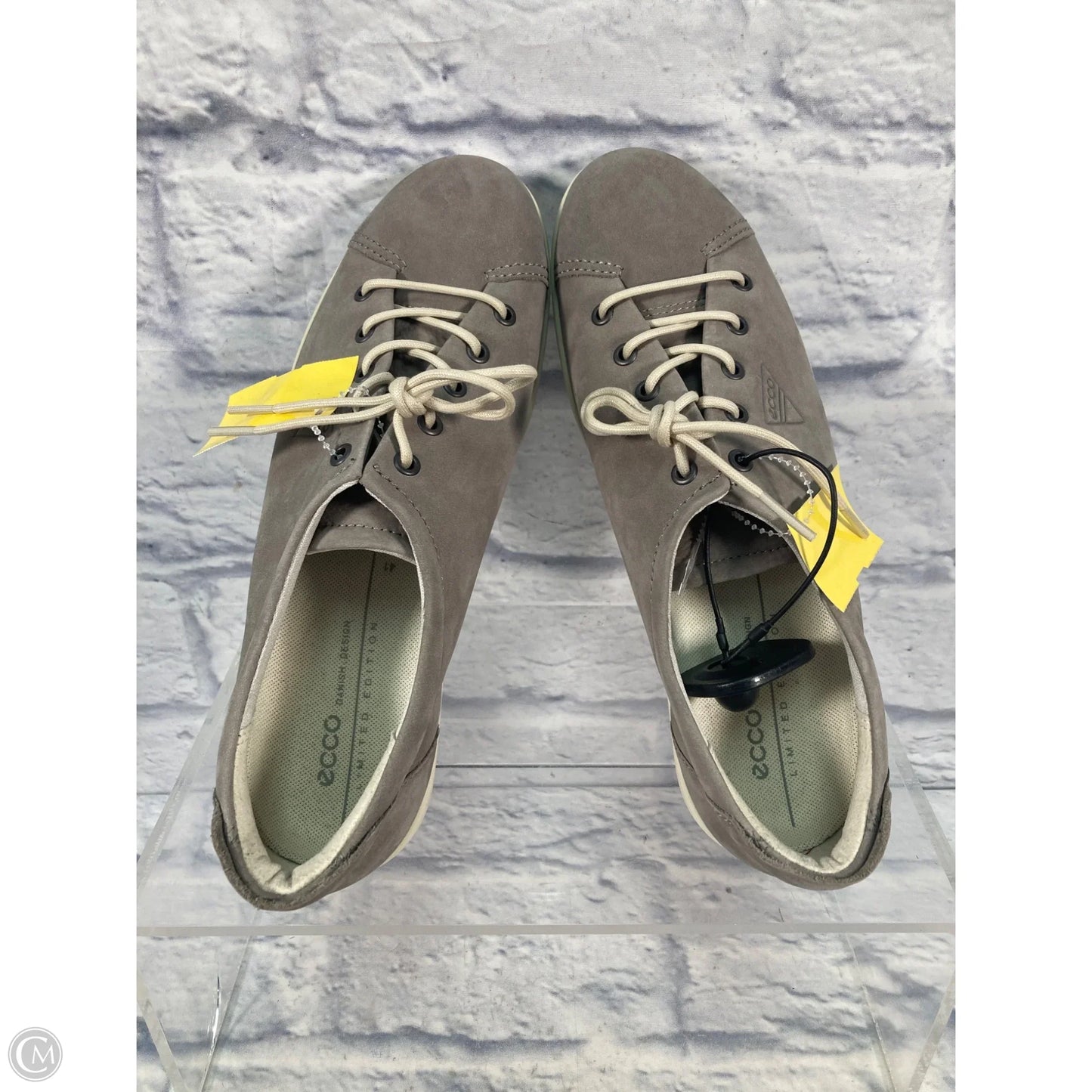 Shoes Sneakers By Ecco In Grey, Size: 10