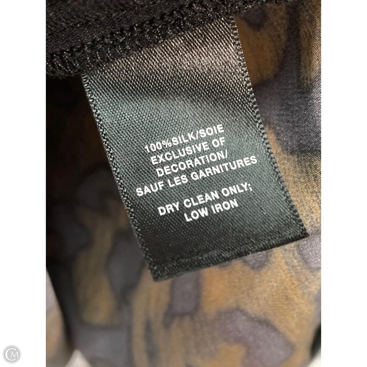 Blouse Designer By Lafayette 148 In Animal Print, Size: Xxl