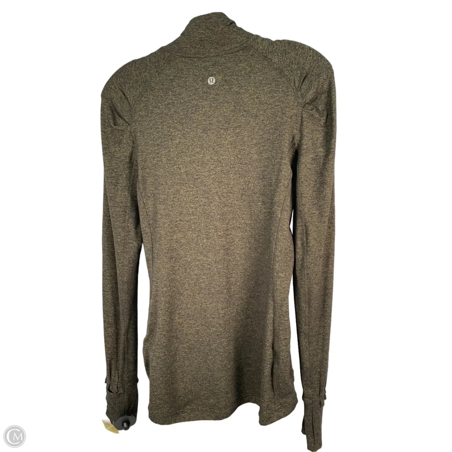 Athletic Jacket By Lululemon In Green, Size: M