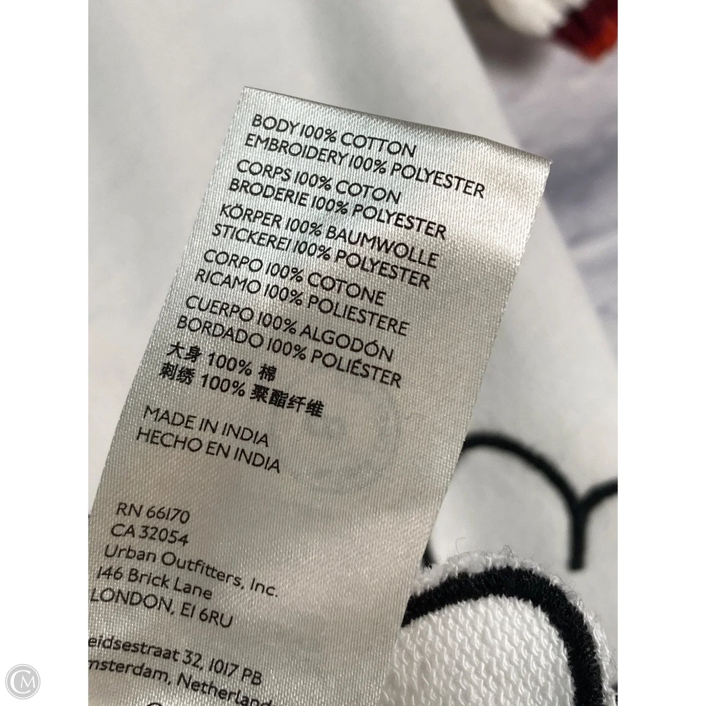 Top Short Sleeve By Maeve In Black & Cream, Size: M