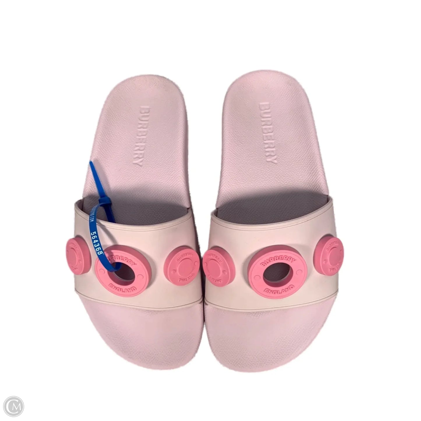 Sandals Luxury Designer By Burberry In Pink, Size: 6