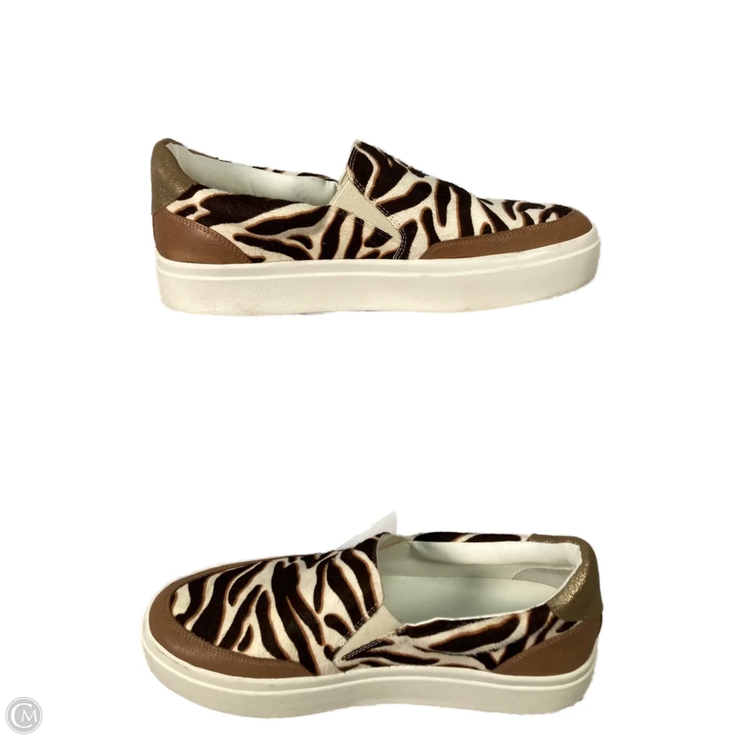 Shoes Sneakers By Lucky Brand In Brown & Cream, Size: 9.5