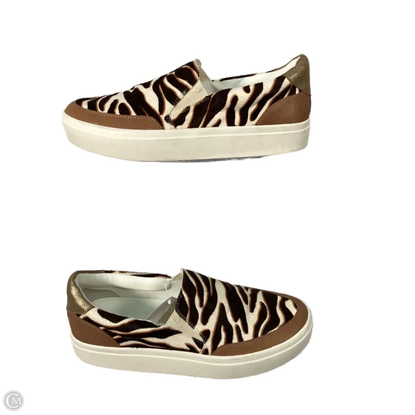 Shoes Sneakers By Lucky Brand In Brown & Cream, Size: 9.5