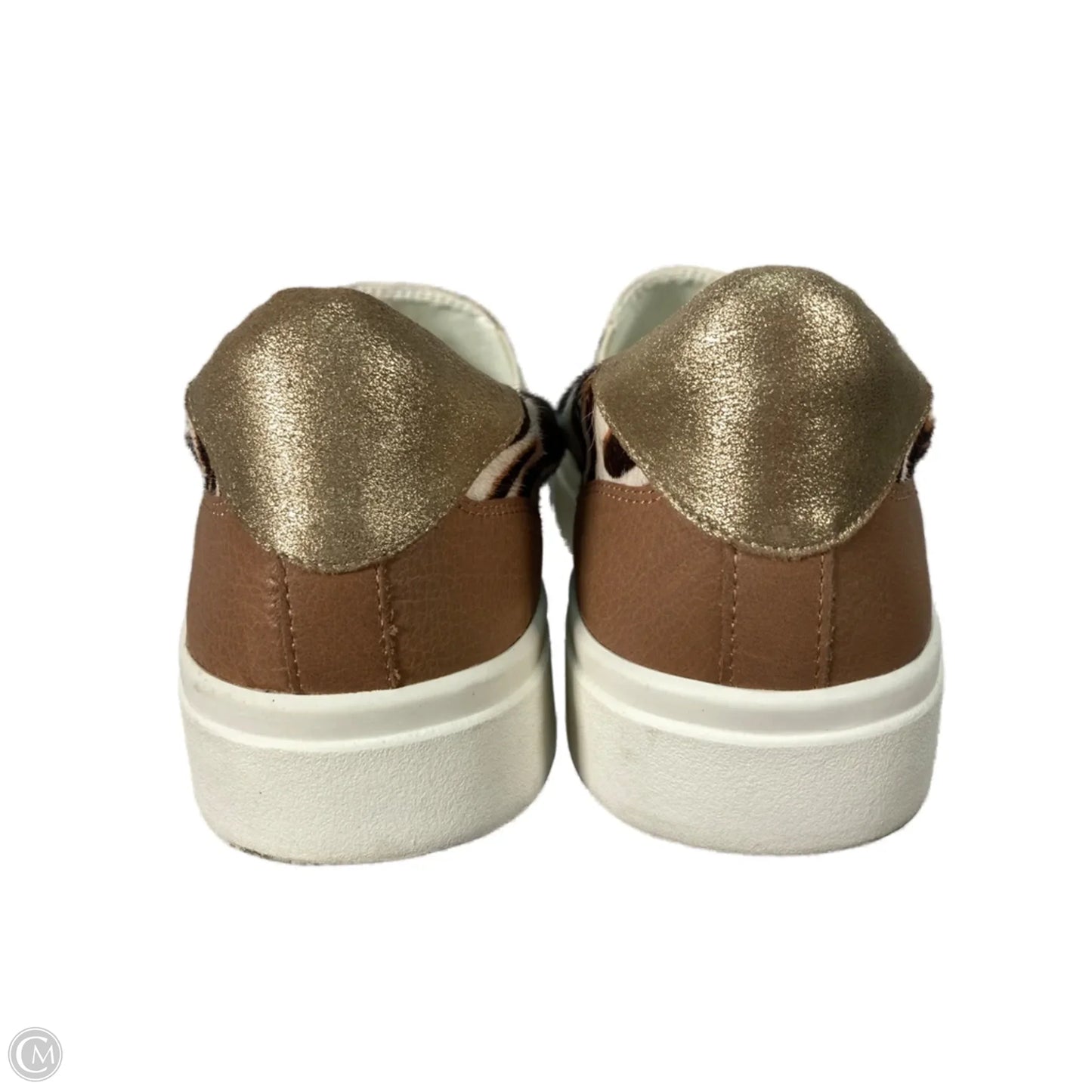 Shoes Sneakers By Lucky Brand In Brown & Cream, Size: 9.5