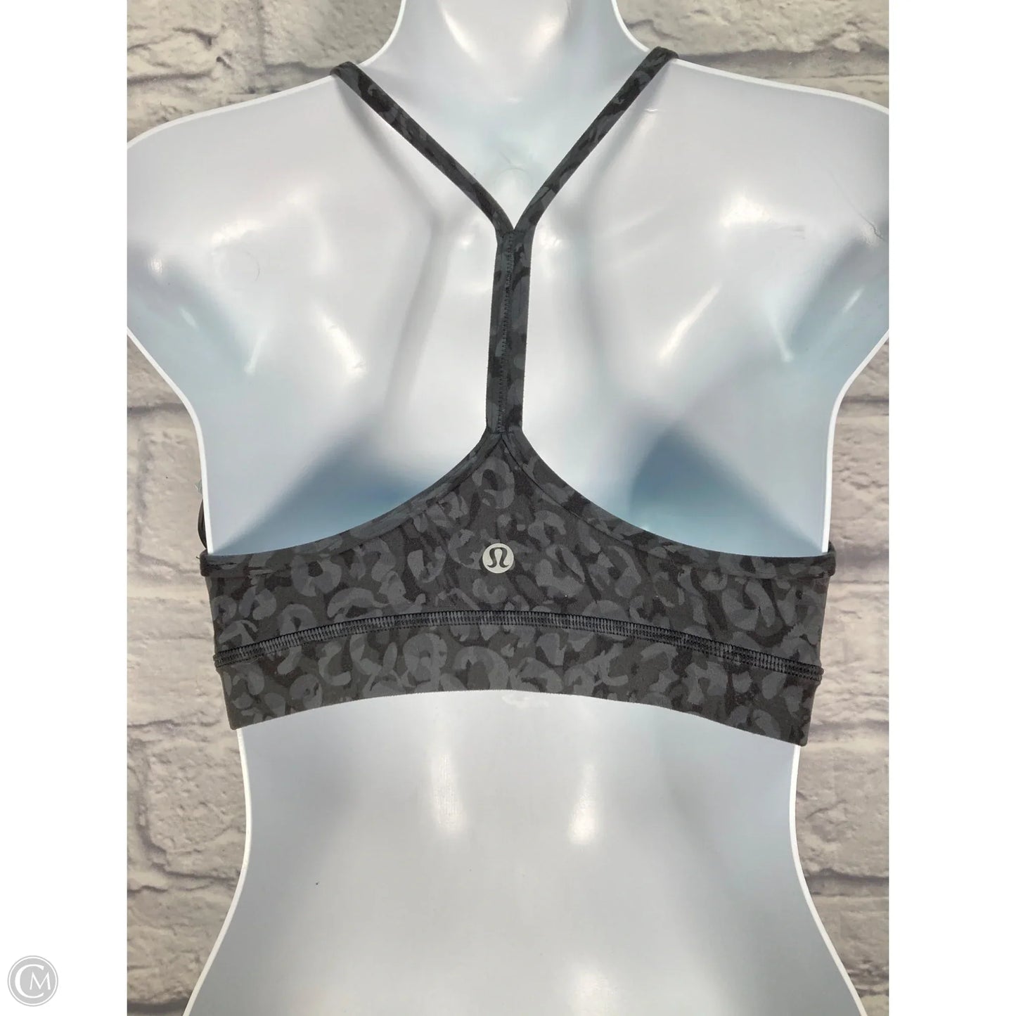 Athletic Bra By Lululemon In Grey, Size: M