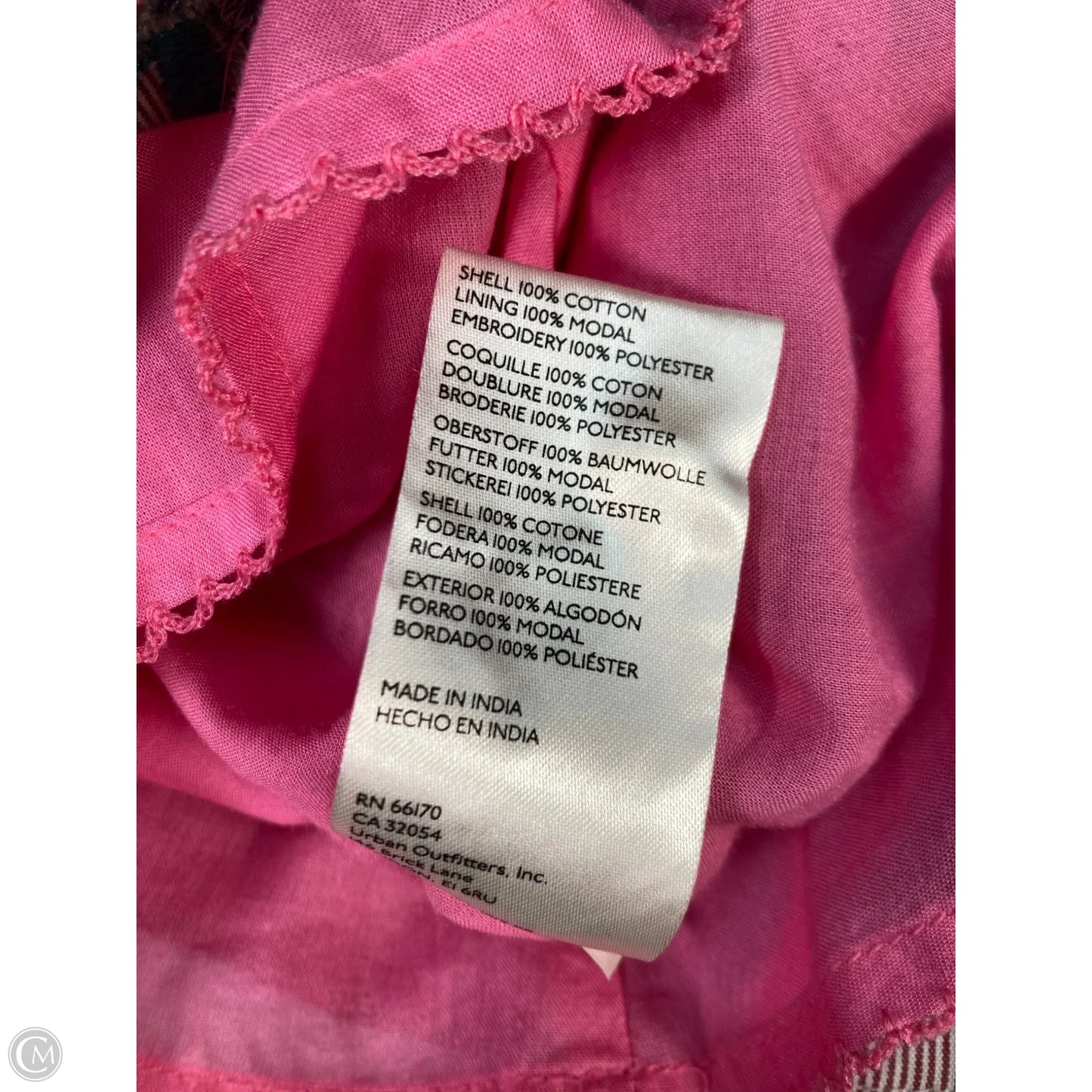 Dress Casual Short By Anthropologie In Pink, Size: S