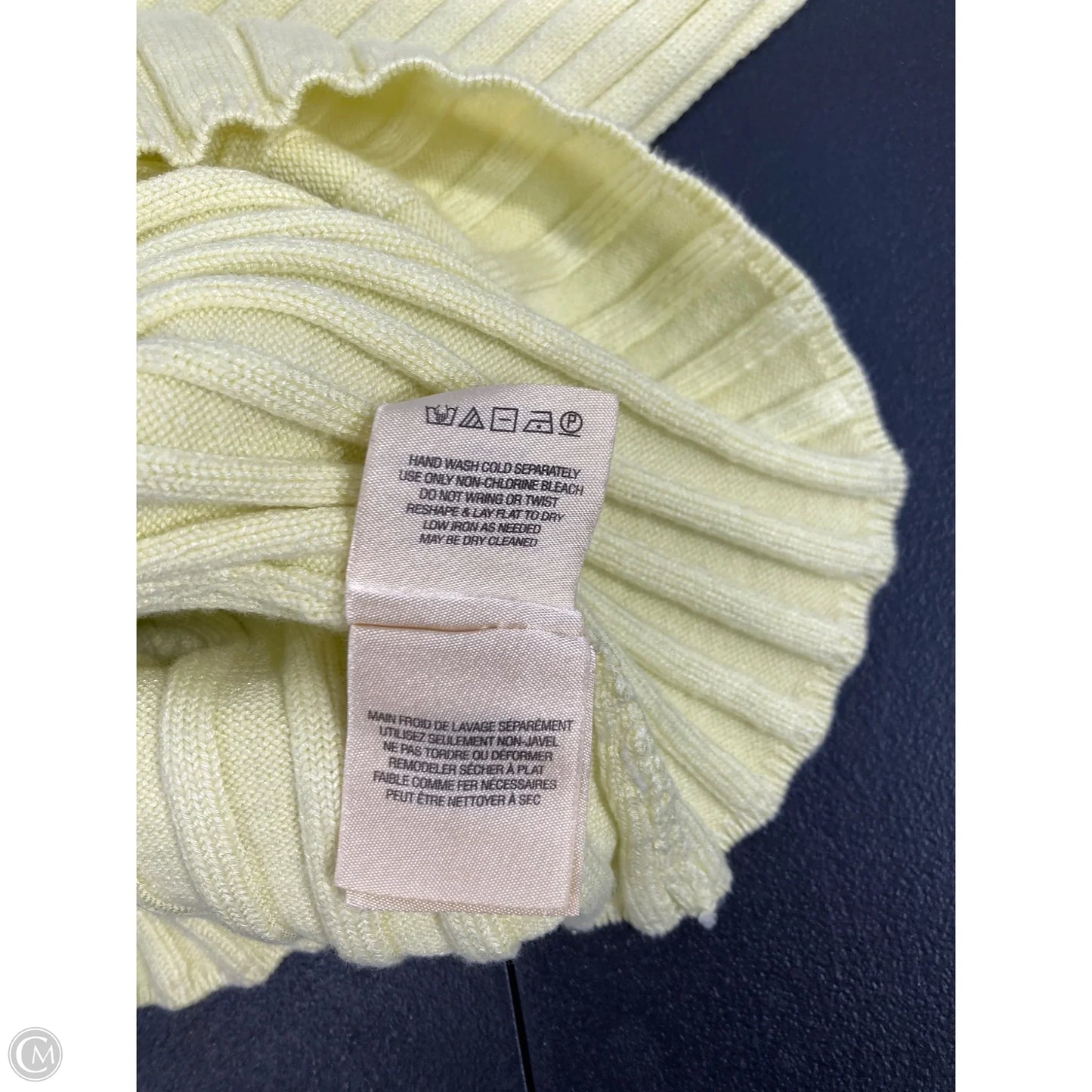Top Sleeveless By Anthropologie In Yellow, Size: Xs
