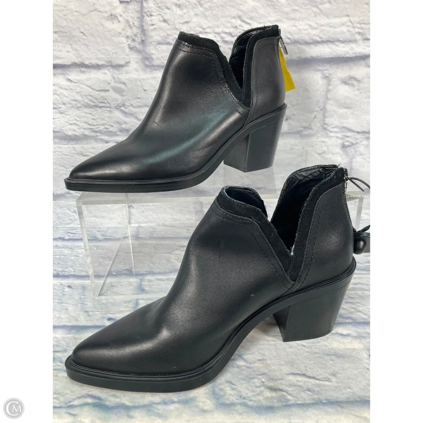 Boots Ankle Heels By Vince Camuto In Black, Size: 9