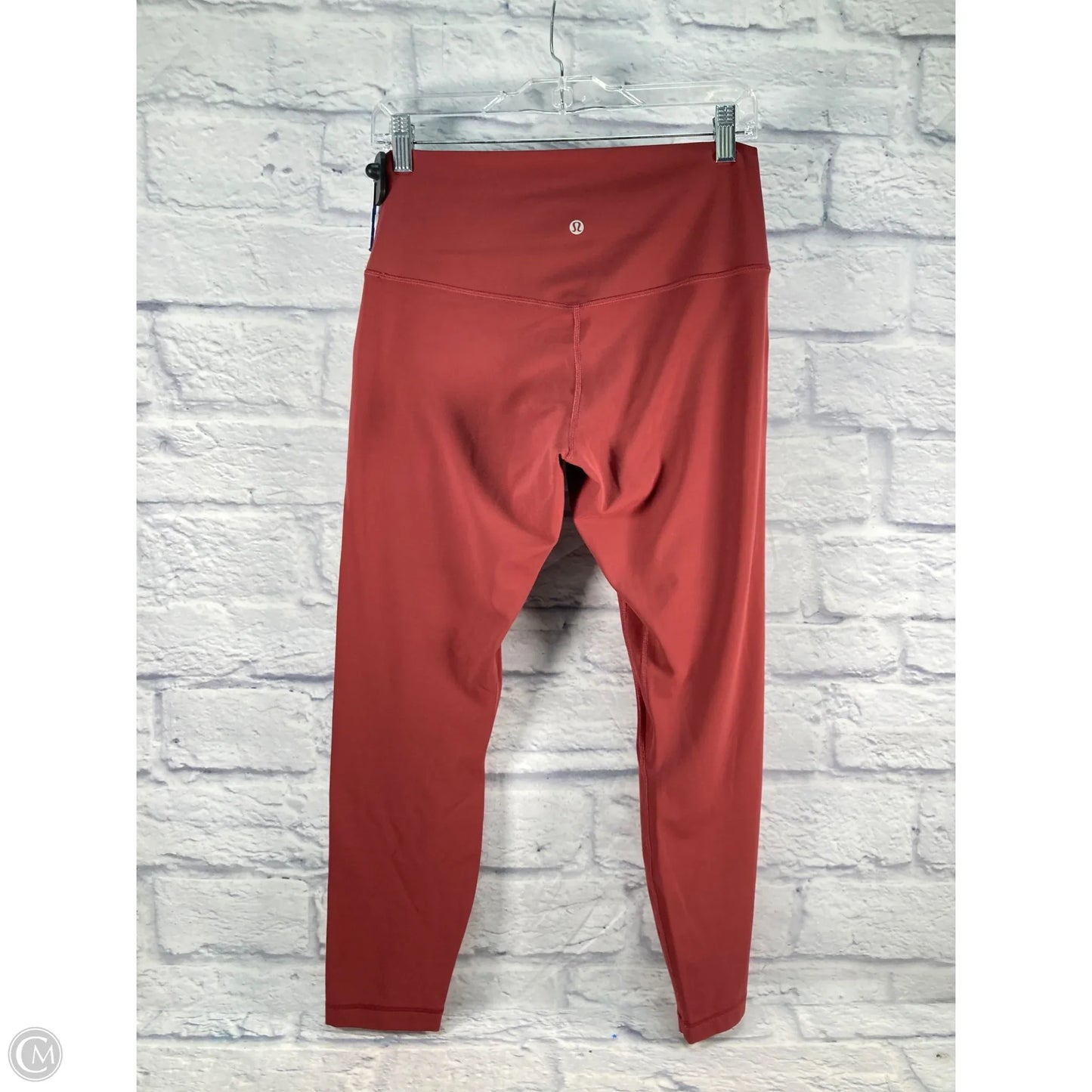 Athletic Leggings By Lululemon In Red, Size: M